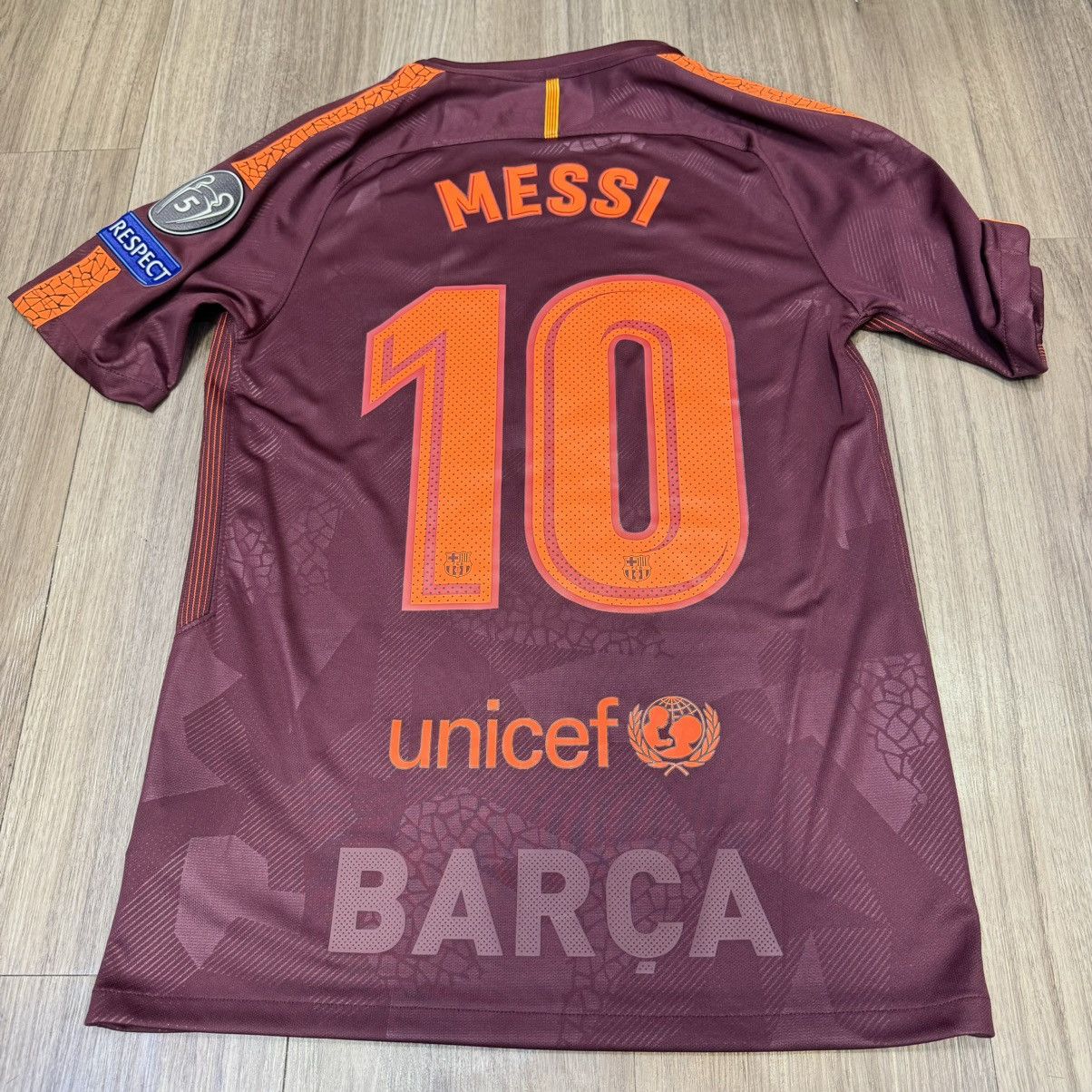Nike Barcelona 17/18 third away shirt #10 Messi Size US S / EU 44-46 / 1 - 2 Thumbnail