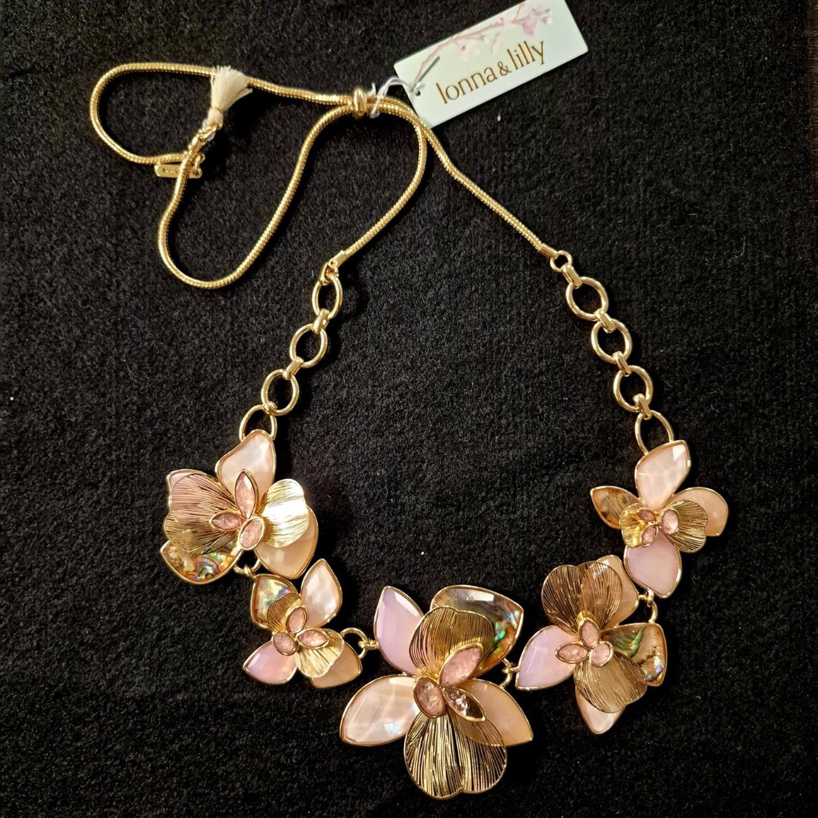 Other lonna & lilly Multi-Stone Flower Frontal Necklace NWT Size ONE SIZE - 2 Thumbnail