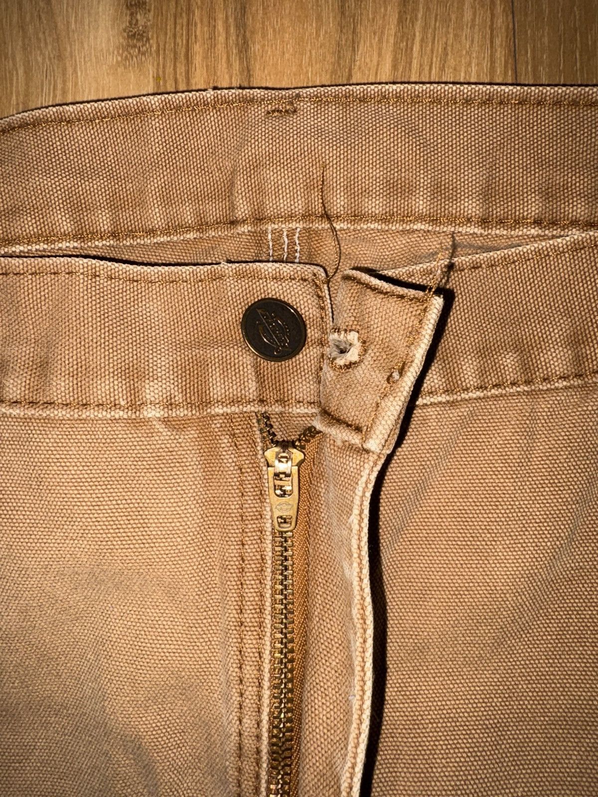 Dickies VTG Dickies Duck Canvas Carpenter Sun Faded Distressed pants Size US 36 / EU 52 - 6 Thumbnail