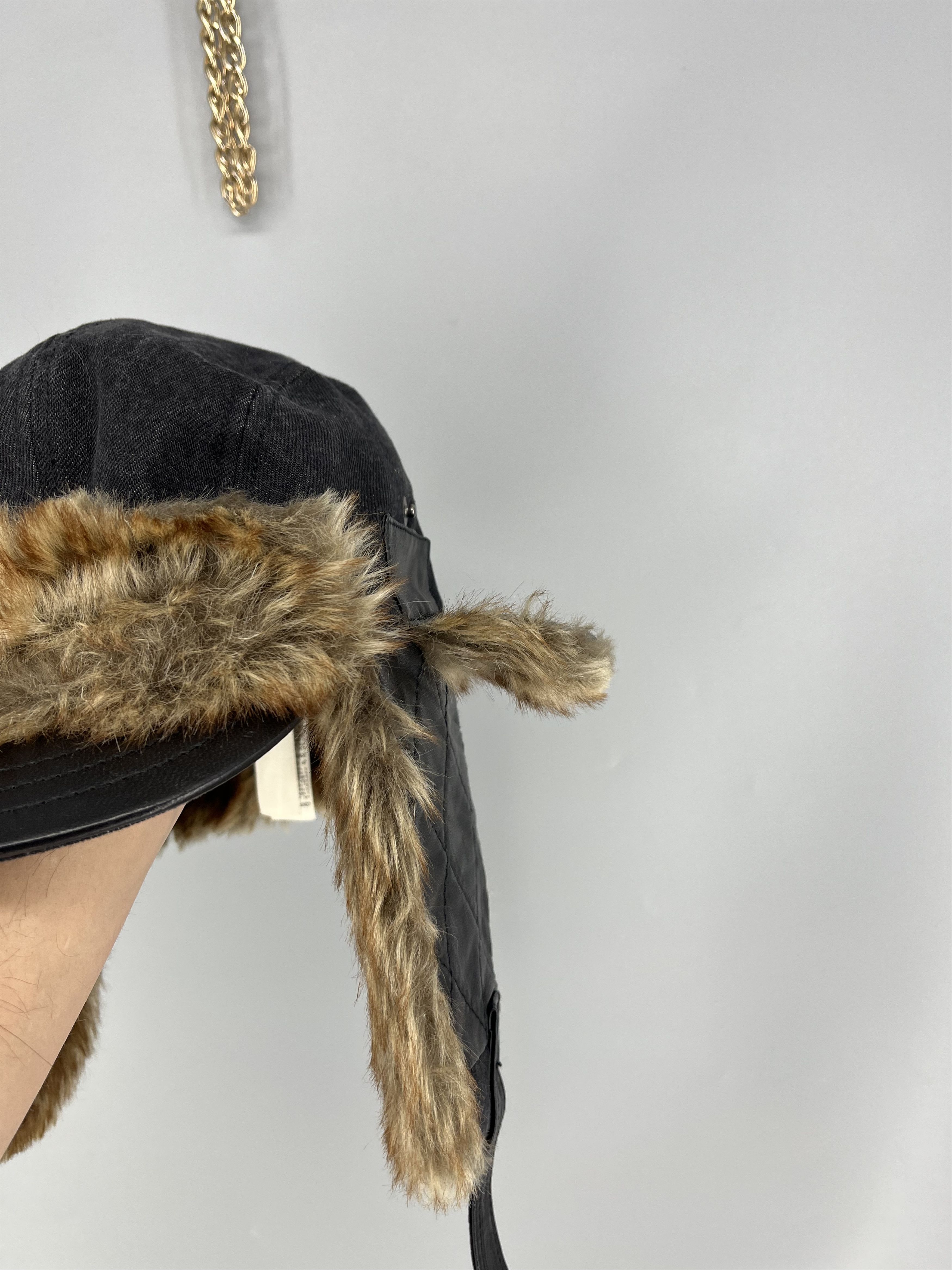 Diesel Diesel Men Cotton Lamb leather Flight Cap Luxury Sleek Casua Size US M / EU 48-50 / 2 - 5 Thumbnail