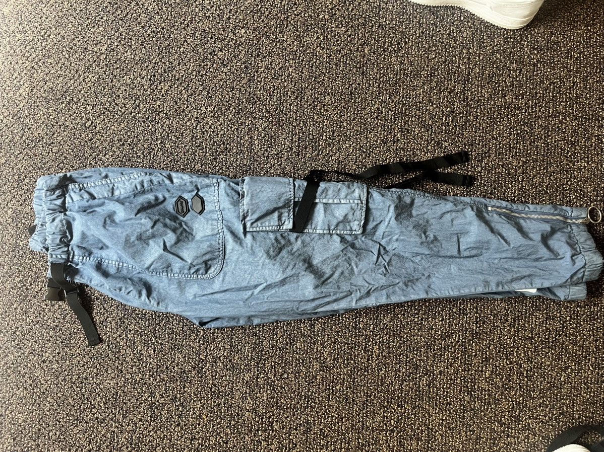 Off-White Off-White Parachute Cargo Pants Blue/White 18/19 Collection Size US 29 - 4 Thumbnail