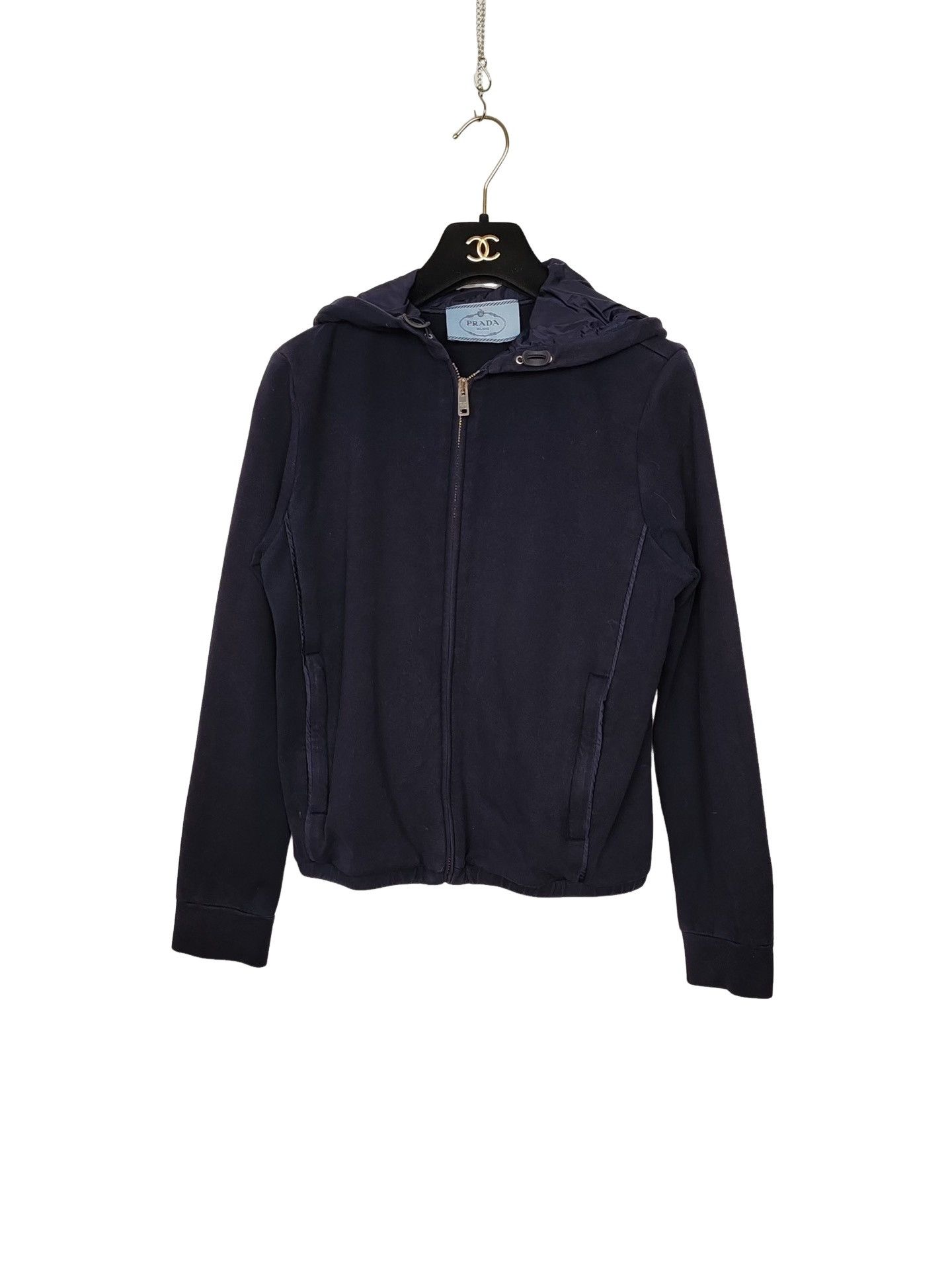 Prada Prada Logo Patch Hoodie Size XS Size XS / US 0-2 / IT 36-38 - 1 Thumbnail
