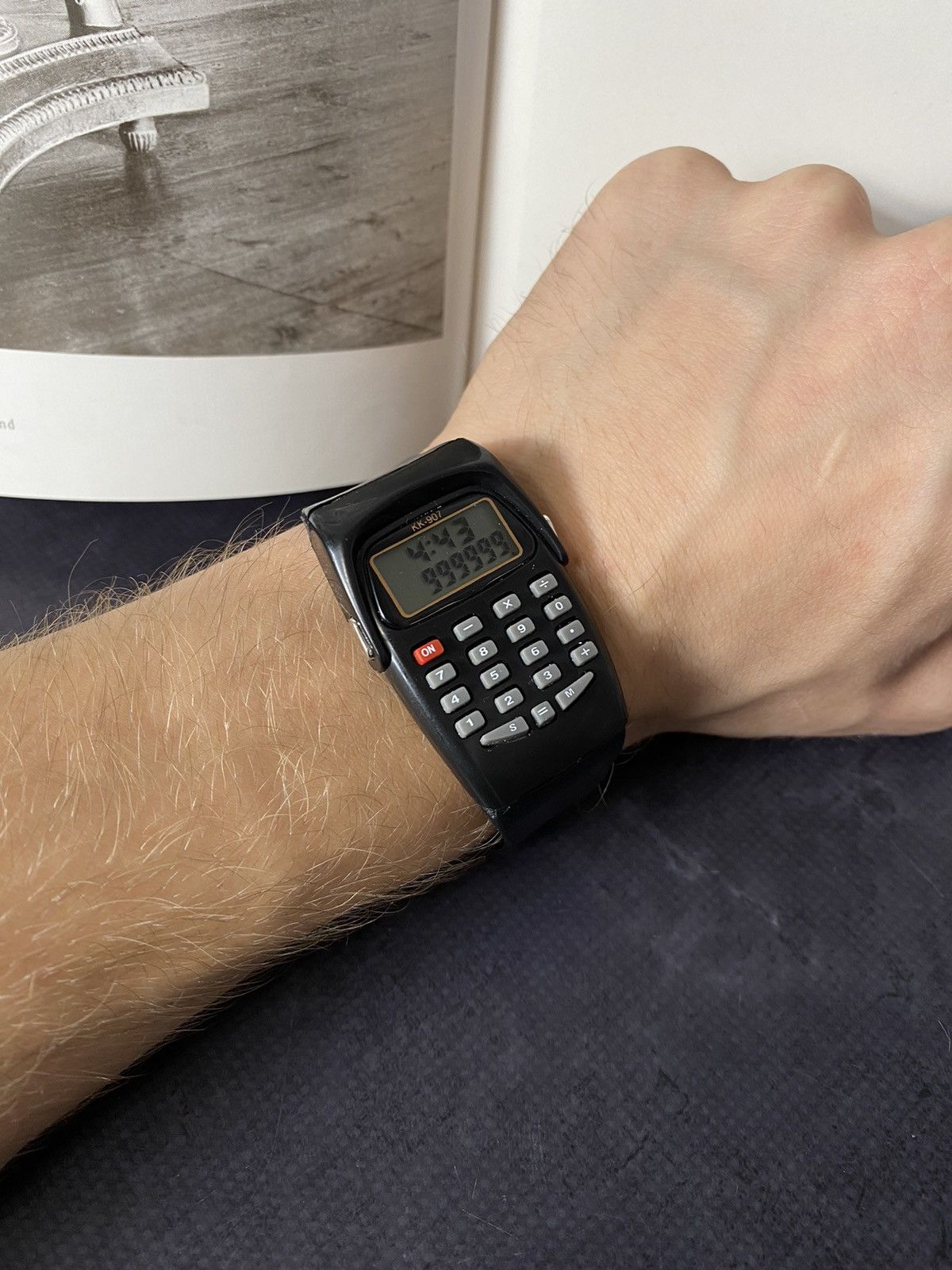 Jewelry Vintage Calculator Watch KK-907 Retro Size ONE SIZE - 1 Thumbnail