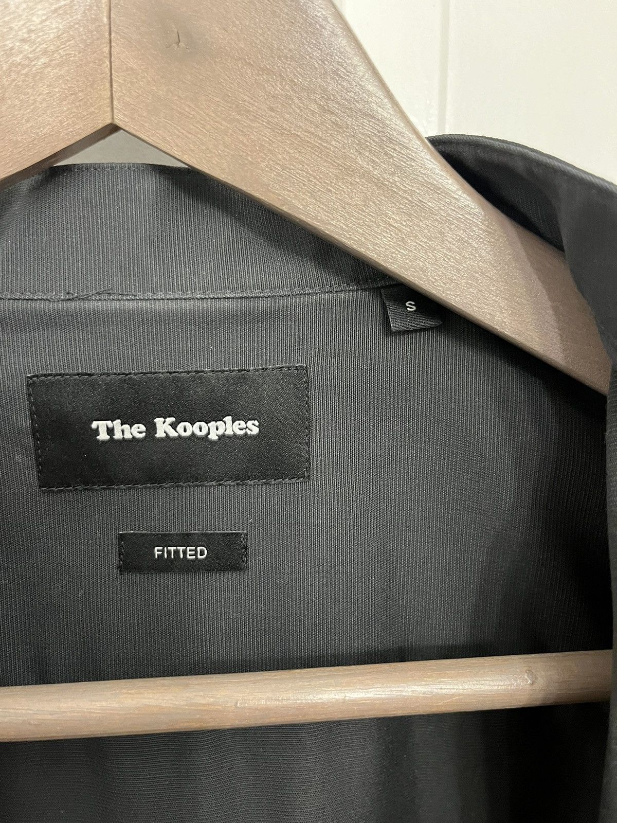 The Kooples RARE Kooples Black Mandarin Collar LS Skull button shirt Size US S / EU 44-46 / 1 - 3 Thumbnail