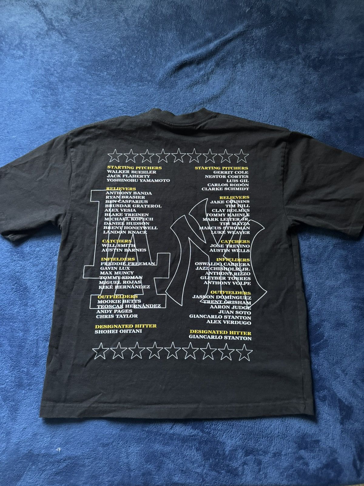 Menace Menace World Series 2024 Dodgers vs Yankees Tee Size US M / EU 48-50 / 2 - 2 Thumbnail