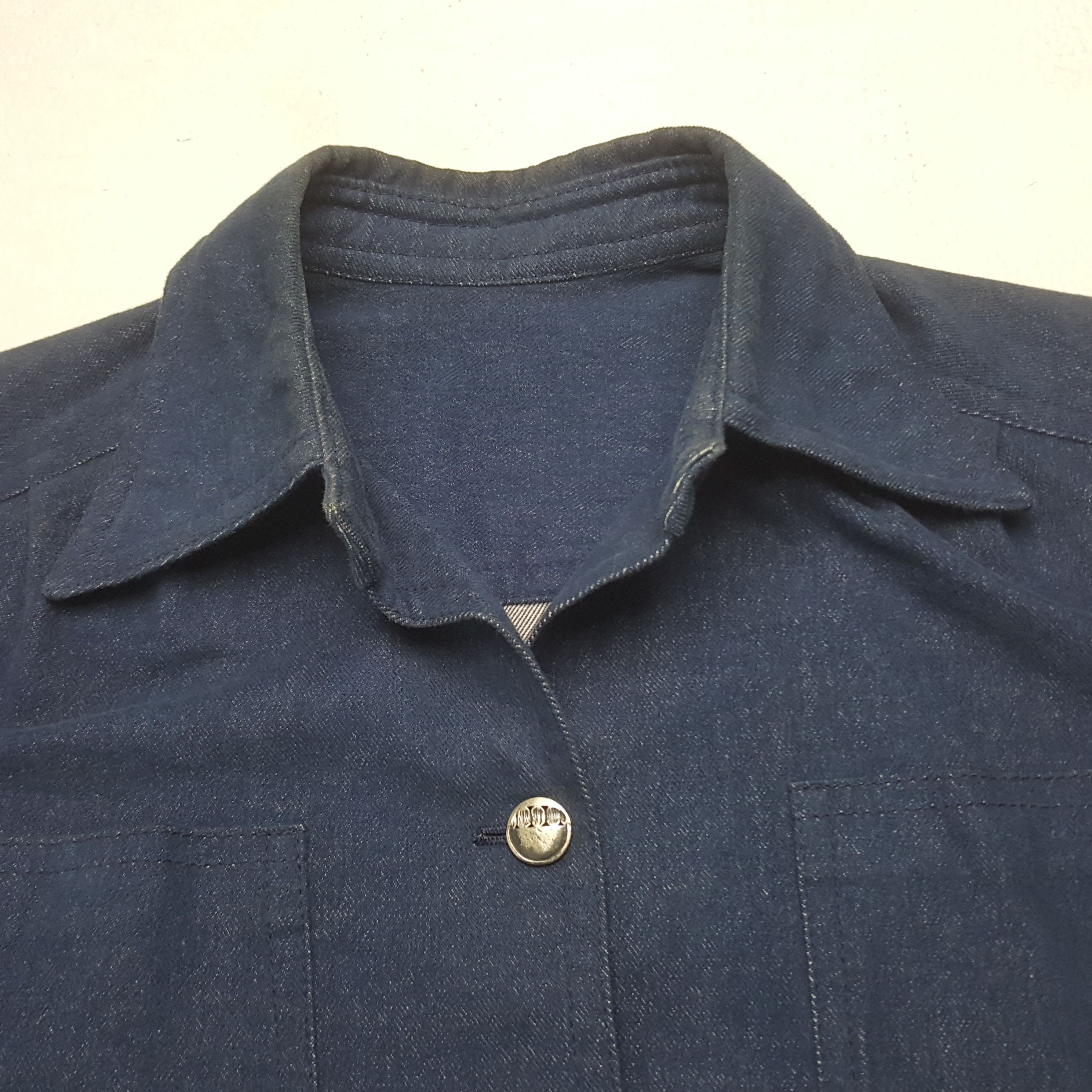 Vintage Vintage Japanese Style Denim Shirt Button Up 32 Size US M / EU 48-50 / 2 - 4 Thumbnail