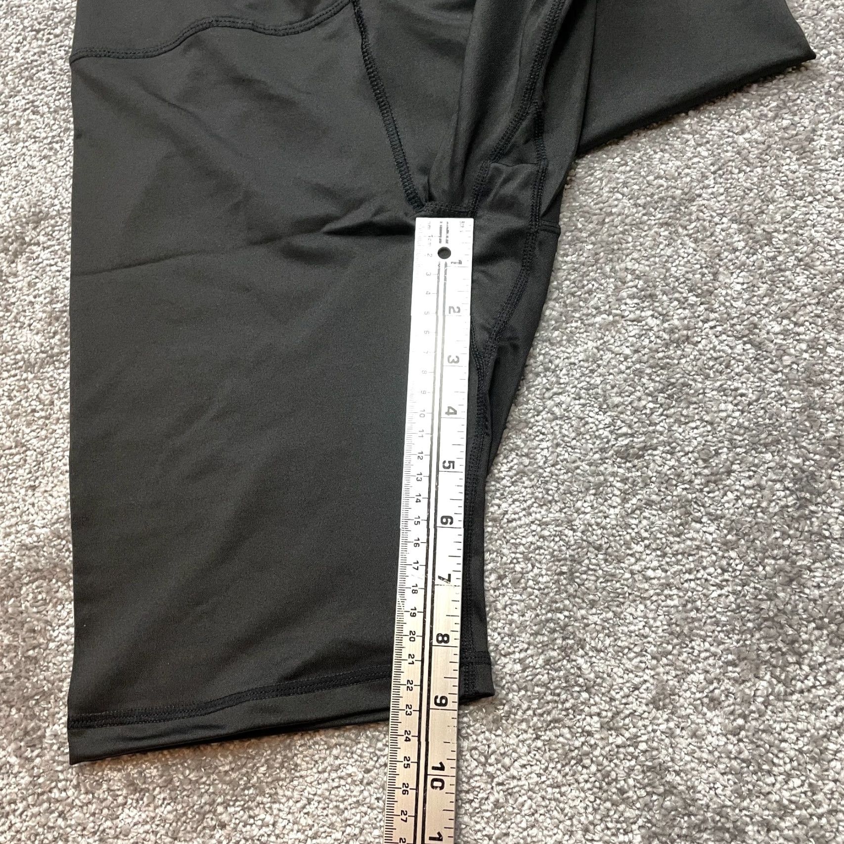 Vintage Unbranded Compression Shorts Womens M Black Stretch Active Gym Yoga New NWT Size 32" / US 10 / IT 46 - 3 Thumbnail