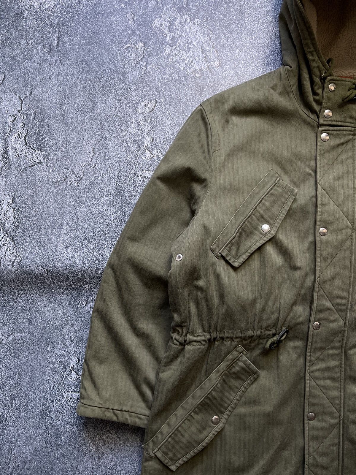 Band Of Outsiders Band of outsiders fw19 stripped parka jacket Size US XL / EU 56 / 4 - 3 Thumbnail