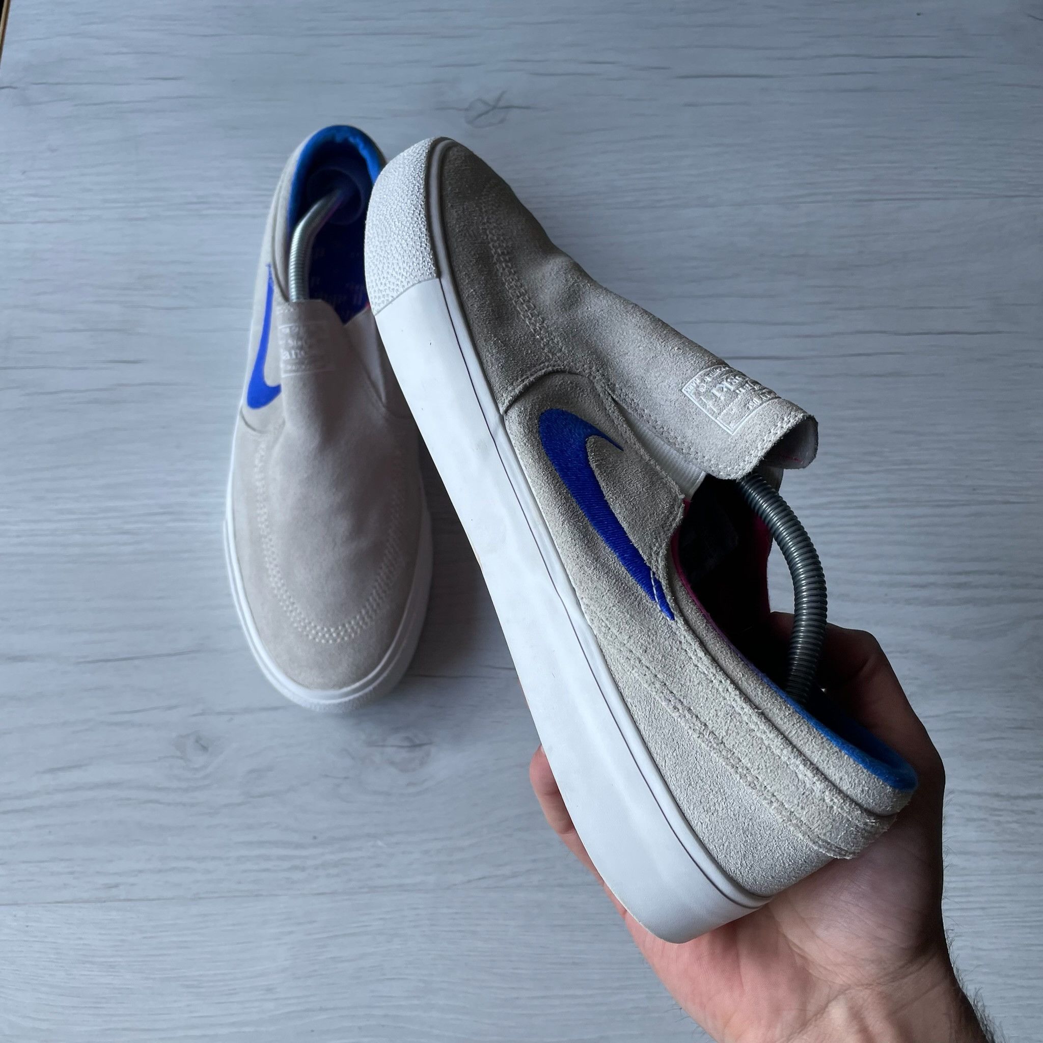Nike Nike SB Zoom Stefan Janoski Slip RM T Summit White Size US 12 / EU 45 - 2 Thumbnail