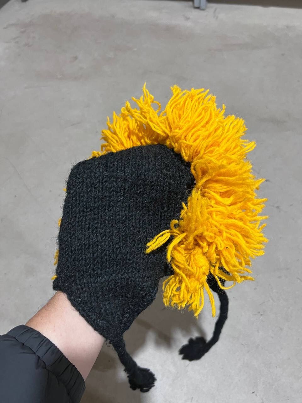Japanese Brand Rare Vintage Y2K Trapped Punk Sunflower 🌻 Hat Winter Size ONE SIZE - 4 Thumbnail