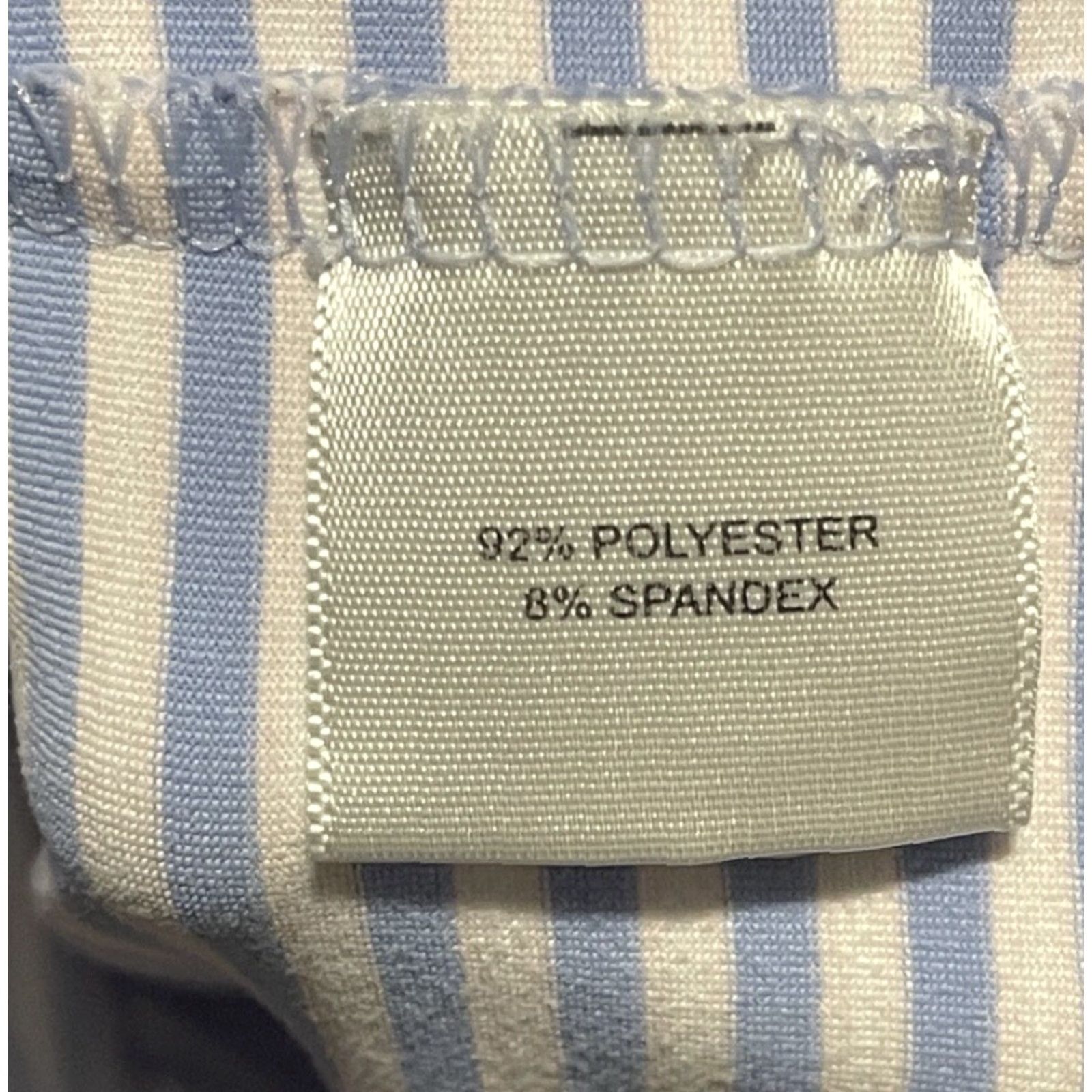 Peter Millar Peter Millar Crown Crafted Polo Men's XL White/Blue Stripes Shirt Short Sleeve Knit Casual Golf Size US XL / EU 56 / 4 - 7 Thumbnail