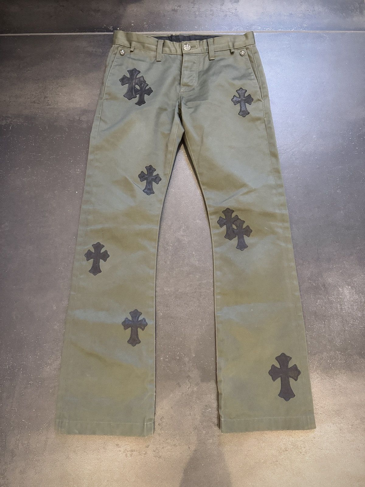 Chrome Hearts Chrome Hearts Patched Chino Pants Size US 29 - 1 Thumbnail