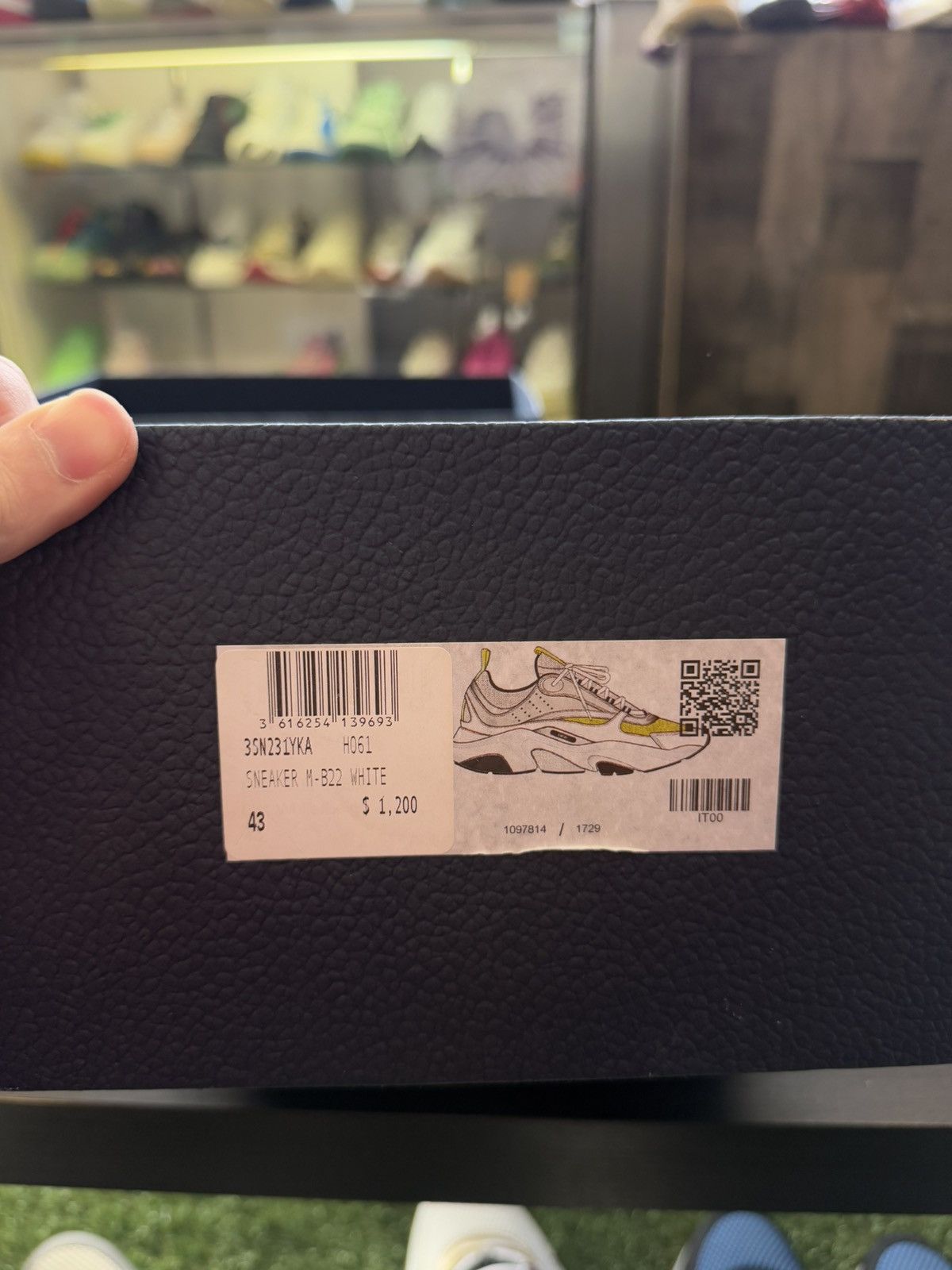 Dior Dior B22 Yellow White Sneakers Size 43EU/10US Size US 10 / EU 43 - 19 Thumbnail
