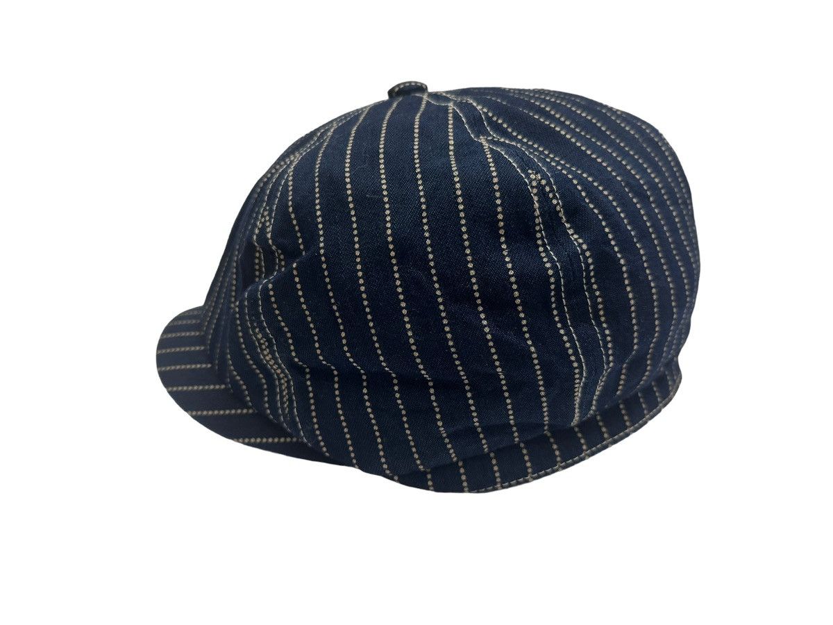 Sugar Cane × Toyo Enterprises × Vintage RARE ‼️ Sugar Cane Wabash Stripe Apple Jack Cap Size ONE SIZE - 6 Thumbnail