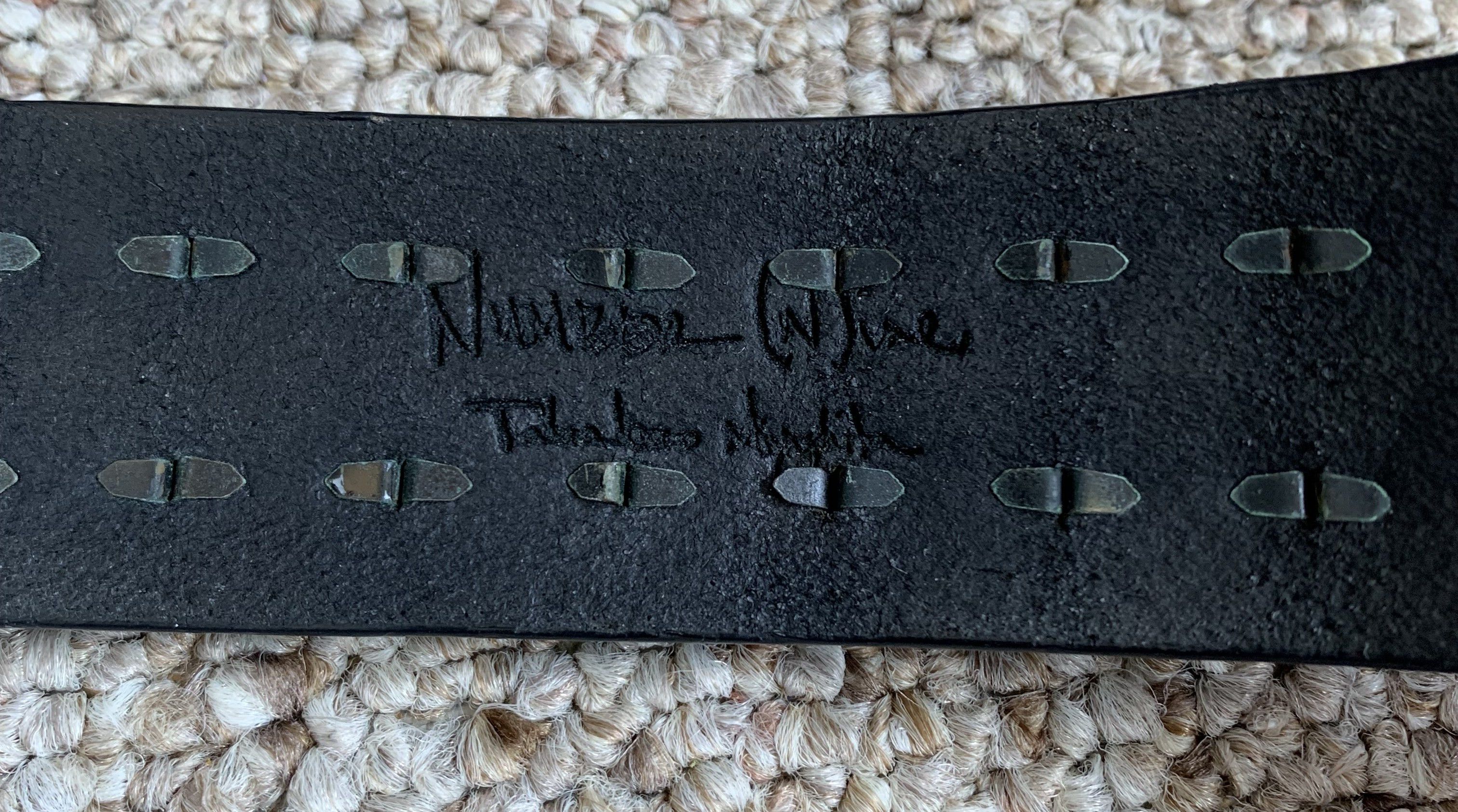Number (N)ine FW04 Number (N)ine Studded Leather Bracelet Size ONE SIZE - 9 Thumbnail