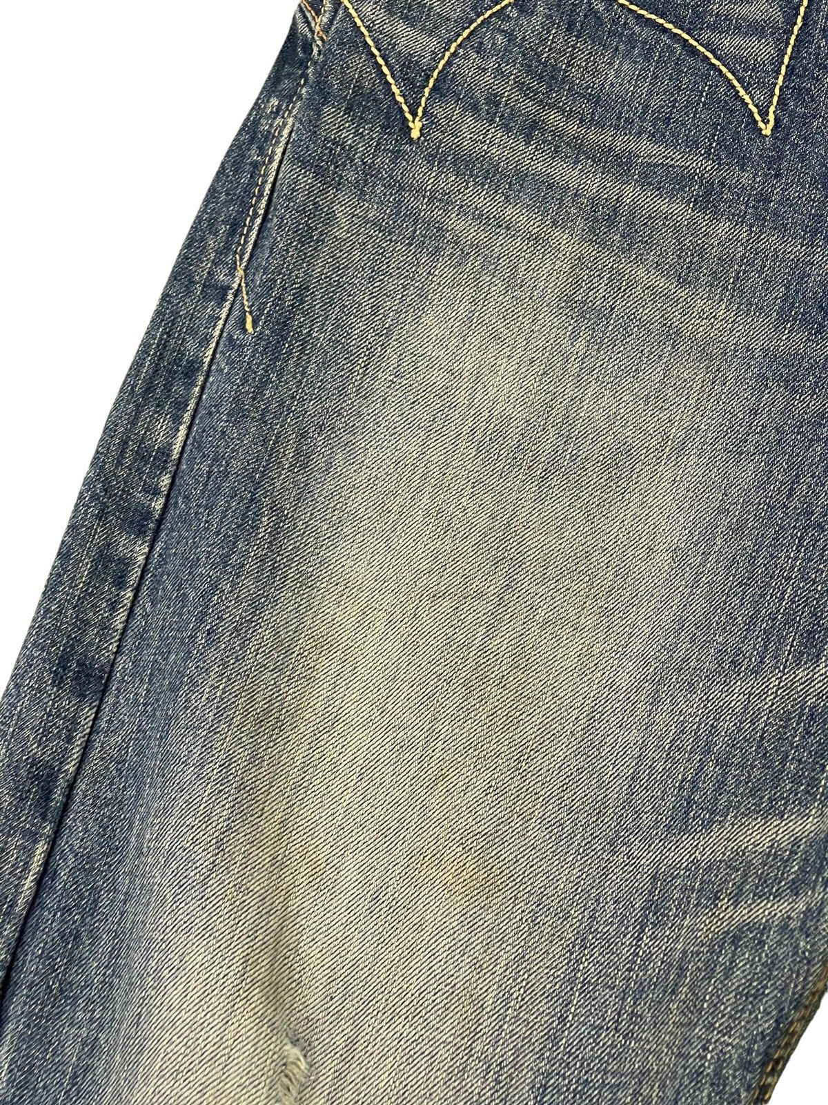Edwin Flare Jeans Edwin Japan Faded Distres Low Rise Boot Cut 8🟦5 Size US 30 / EU 46 - 8 Thumbnail