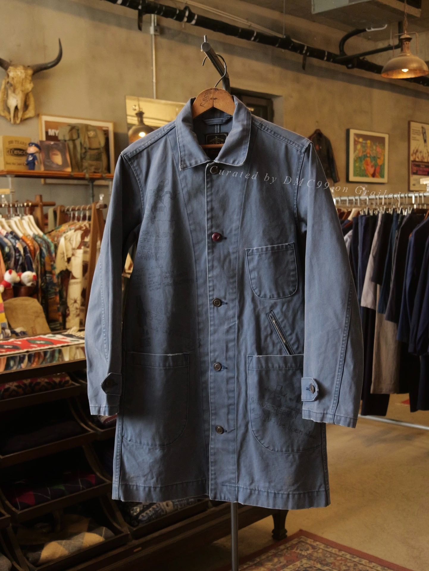 Gypsy Gypsy&Son Distressed Canvas Engineer Coat Size US S / EU 44-46 / 1 - 1 Thumbnail