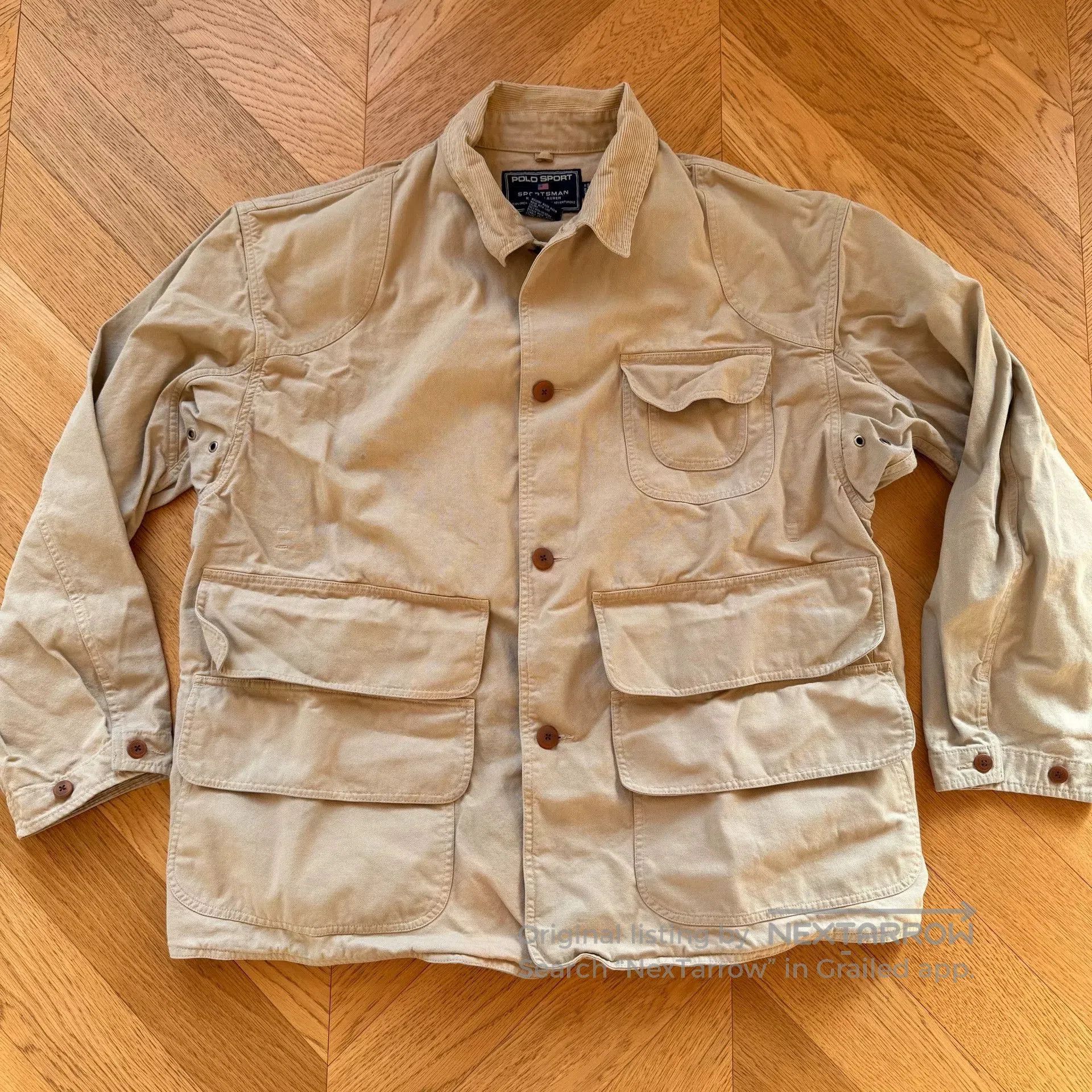 RLX Ralph Lauren Vintage Outdoor Canvas Jacket. Size US XL / EU 56 / 4 - 1 Thumbnail