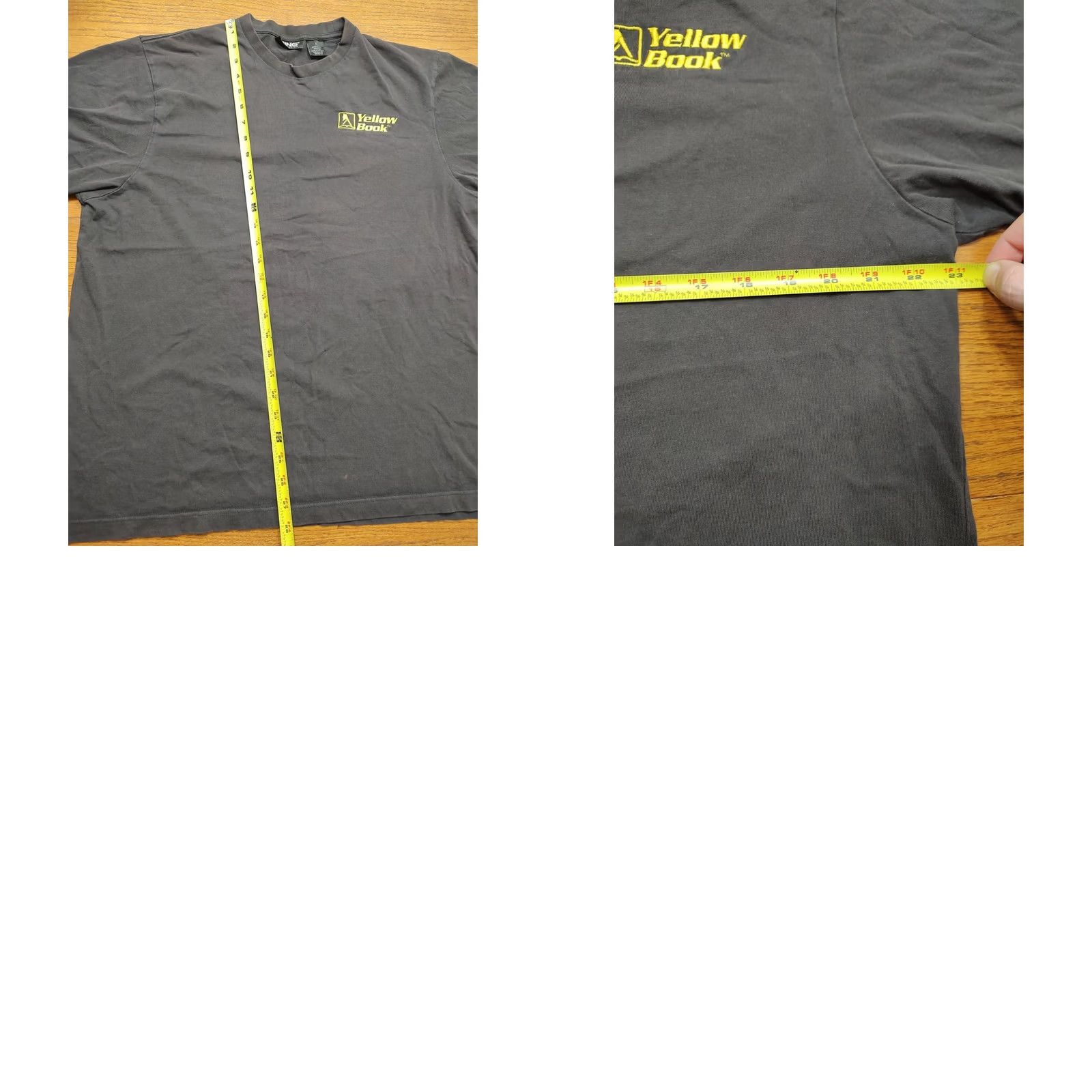 Vintage VINTAGE Ping T-Shirt Black L Men Crew Neck Short Sleeve Cotton Reading Yellow Book Yellow Pages Size US L / EU 52-54 / 3 - 8 Thumbnail