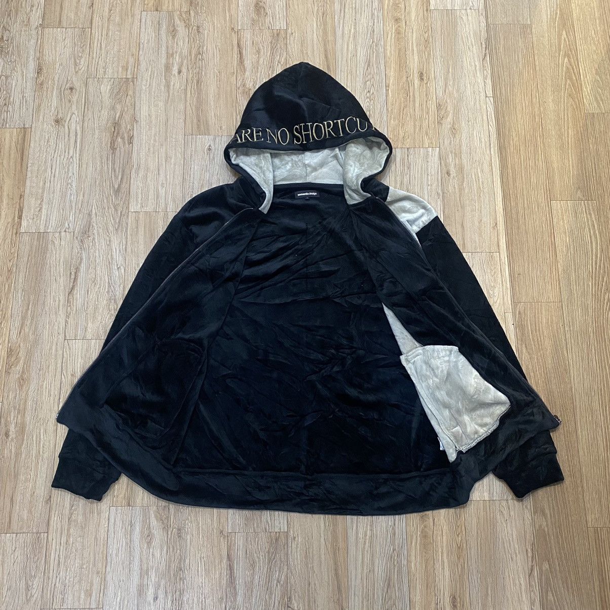 semanticdesign 2000s Semantic Design Velvet Zip Up Hoodie Size US L / EU 52-54 / 3 - 8 Thumbnail