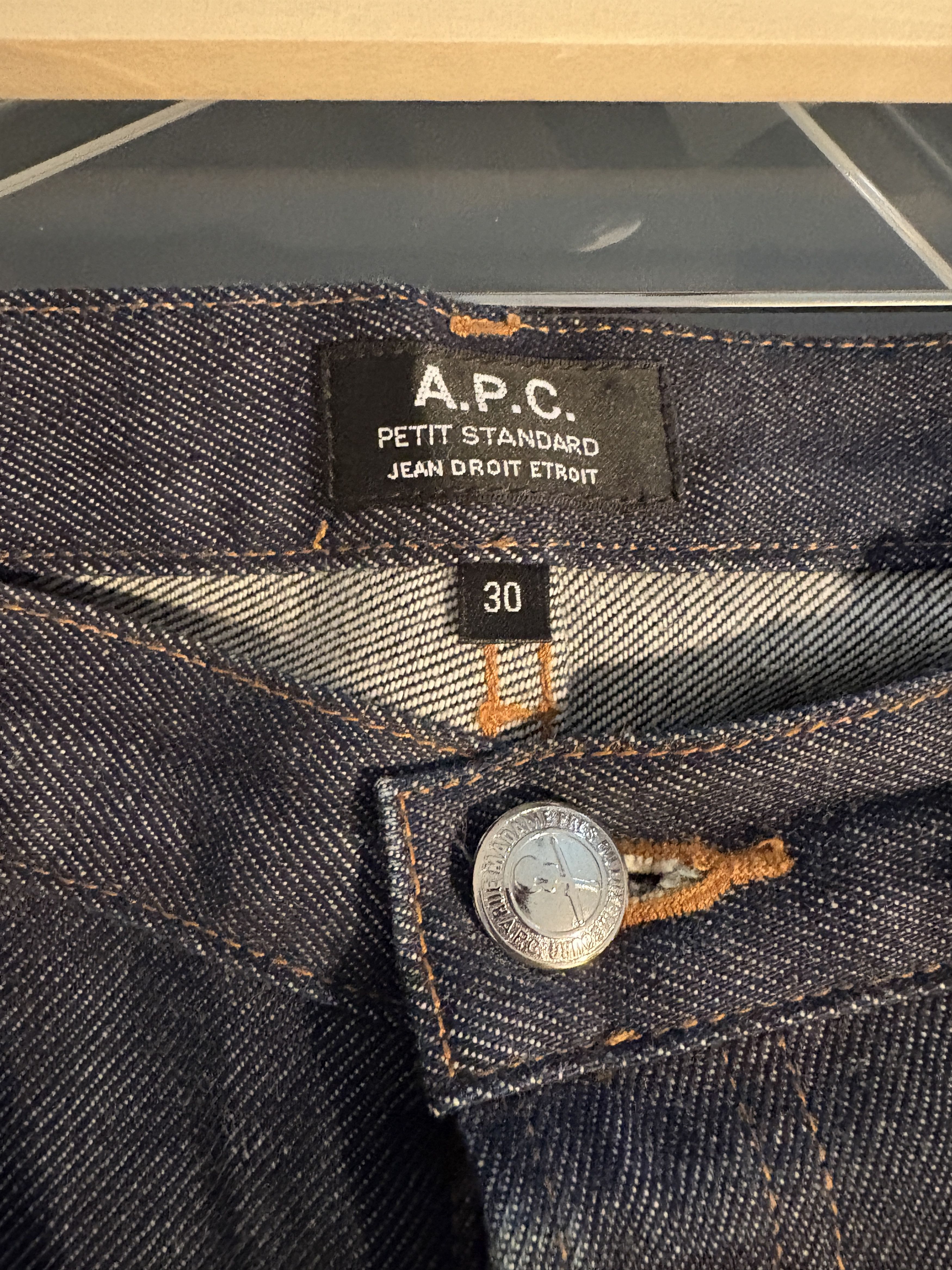 A.P.C. Petit Standard Raw Denim Size US 30 / EU 46 - 3 Thumbnail