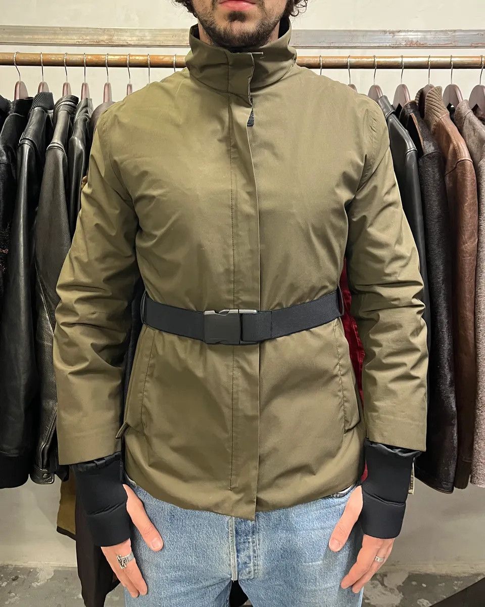 Prada Prada FW99 Tactical Gore-Tex Belted Khaki Green Jacket Size US S / EU 44-46 / 1 - 2 Thumbnail
