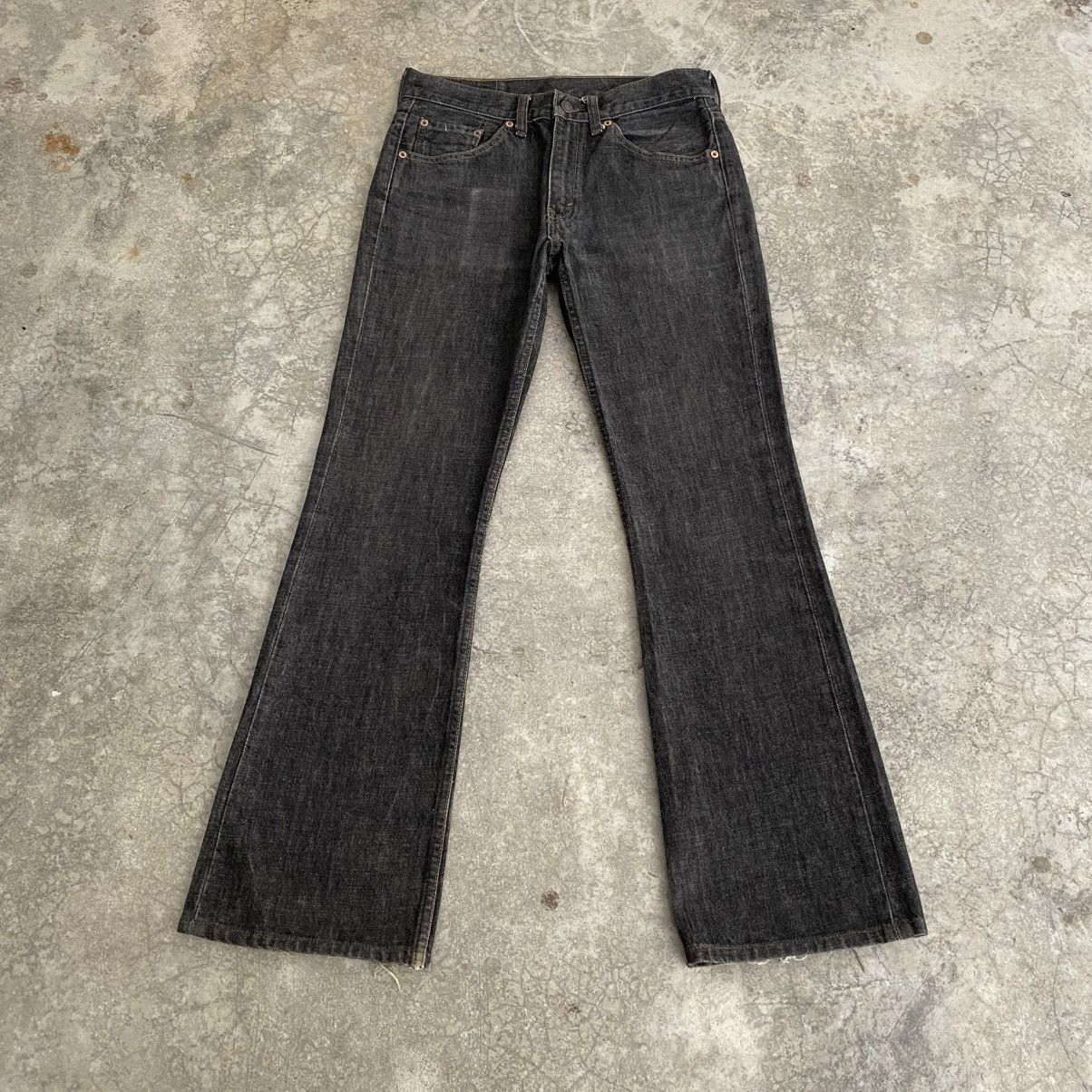 Levi's Size 30x31 Vintage Early 2000’s Levis 517 Black Flared Jeans Size US 30 / EU 46 - 2 Thumbnail