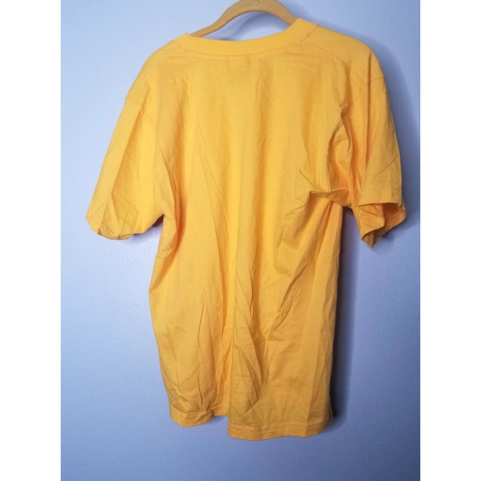 Vintage Retro Australia Spell Out T-Shirt Yellow Travel Souvenir Mens M City? Size US M / EU 48-50 / 2 - 2 Thumbnail
