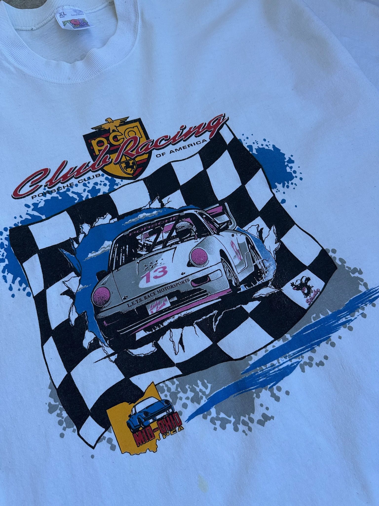 Vintage Vintage 90s Porsche 911 Graphic T Shirt 1996 Size US XL / EU 56 / 4 - 7 Thumbnail