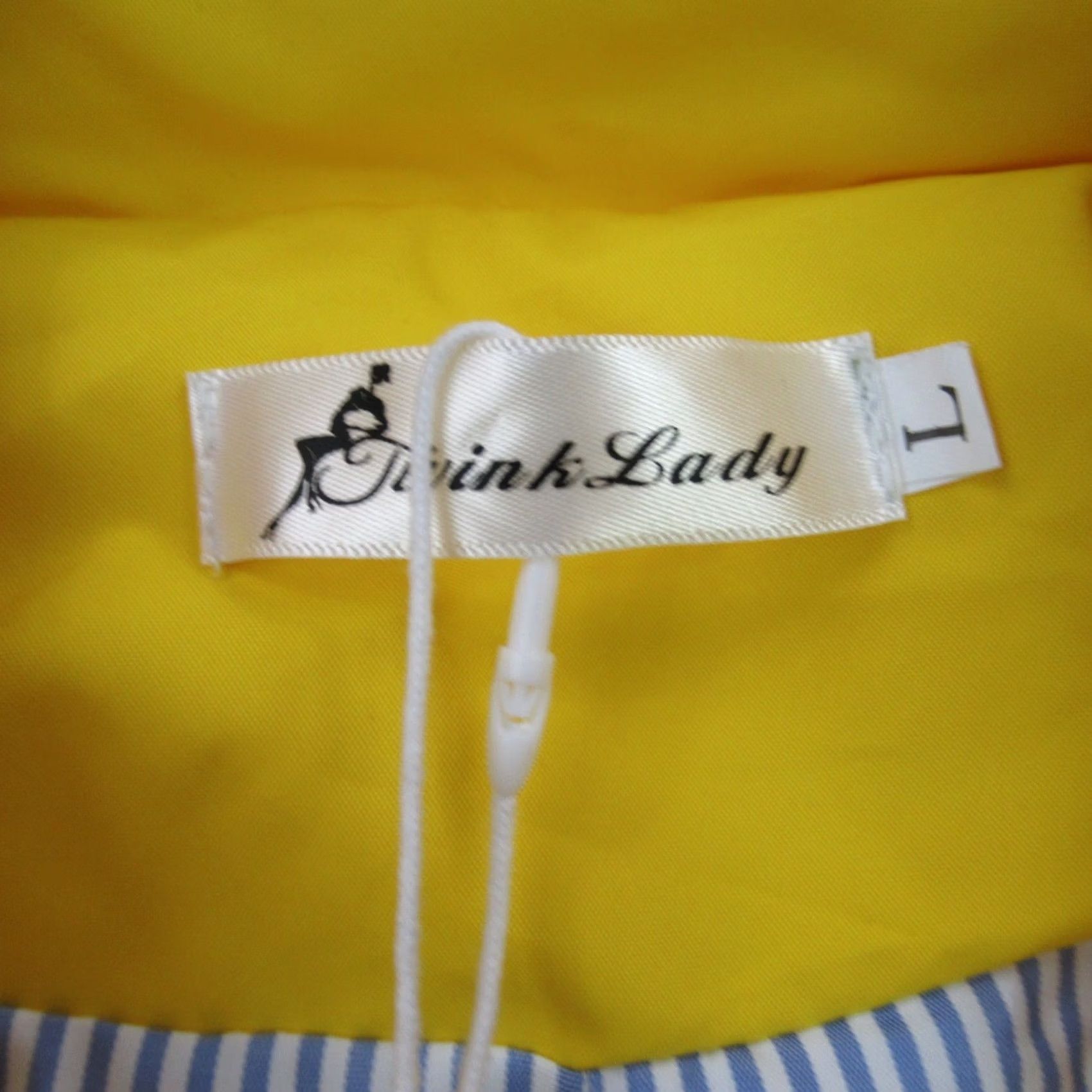 Vintage Twink Lady Jacket Womens Large Long Sleeve Full Zip Yellow Outdoor Jacket Size L / US 10 / IT 46 - 4 Thumbnail
