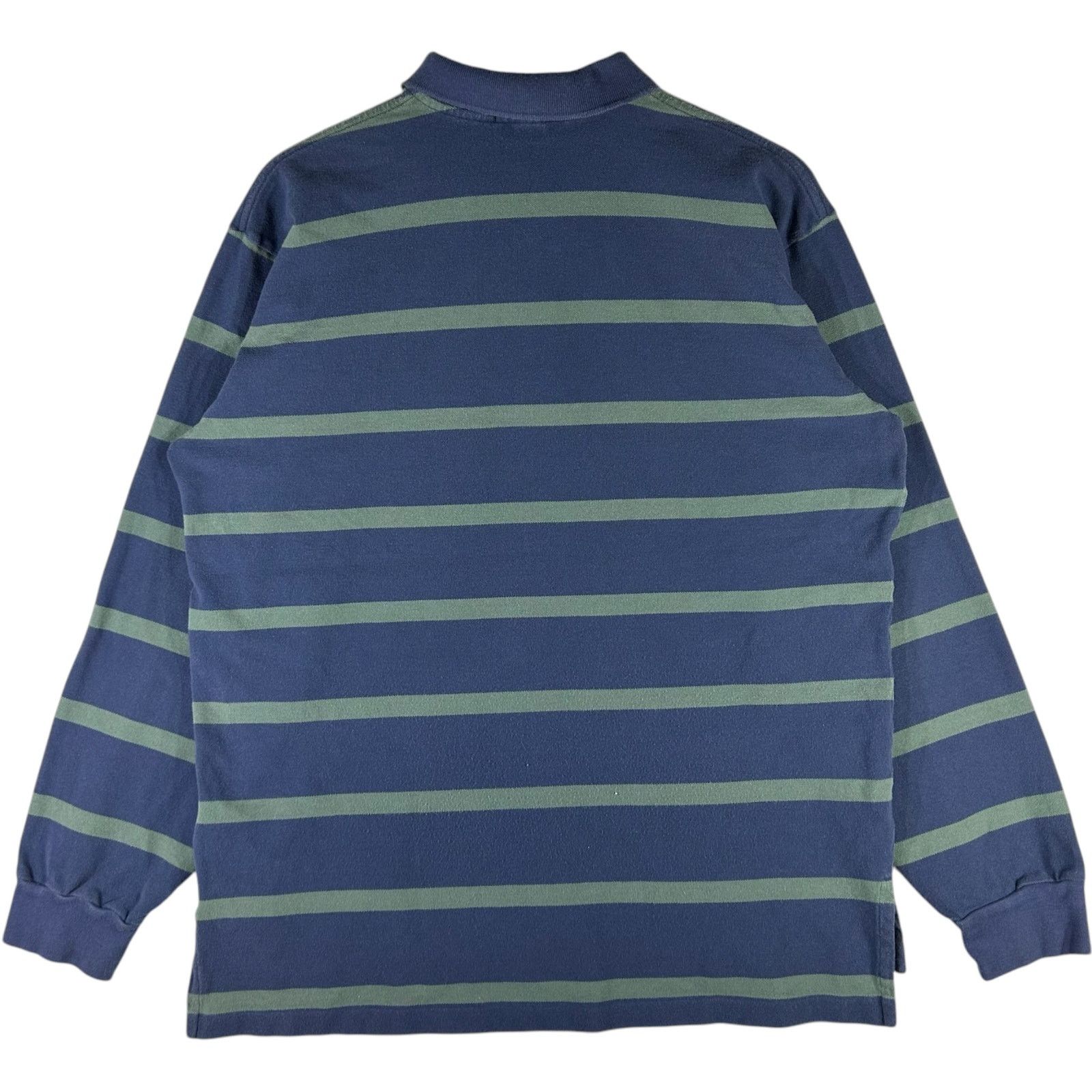 Polo Ralph Lauren Polo Ralph Lauren Striped Long Sleeve Polo Size US XL / EU 56 / 4 - 5 Thumbnail