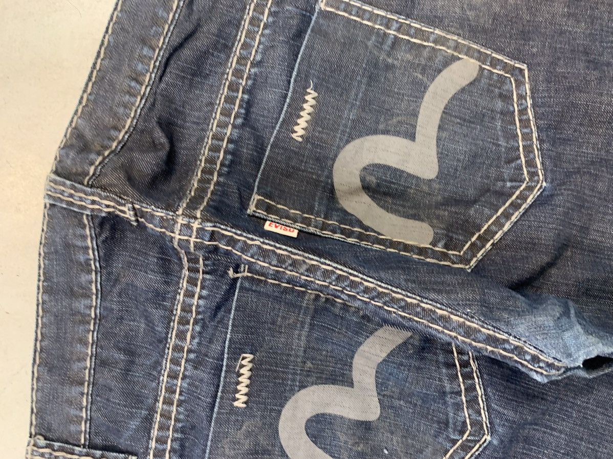 Japanese Brand Vintage Evisu inspired denim bootcut fit Size US 30 / EU 46 - 4 Thumbnail