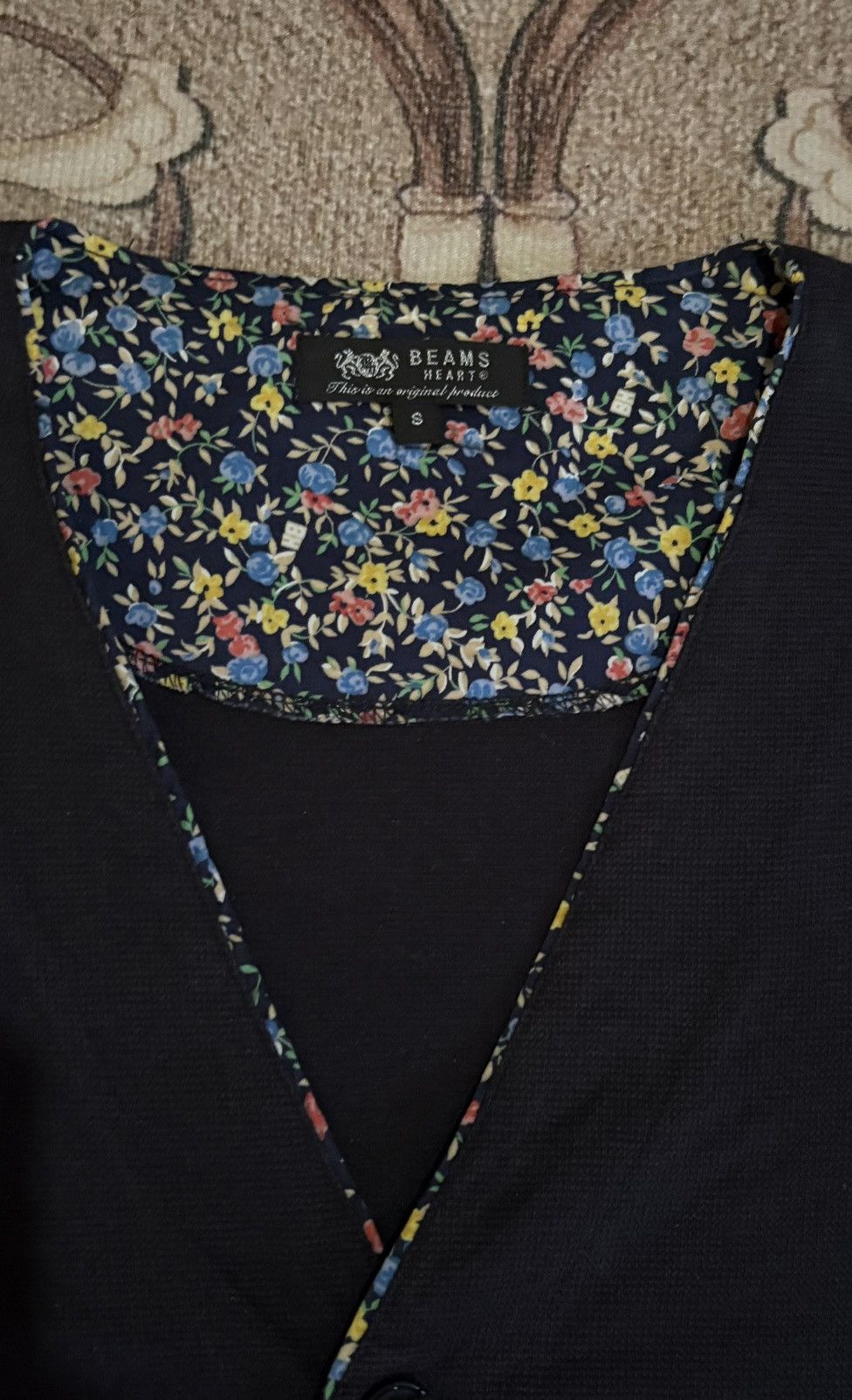 Beams Plus × Designer × Japanese Brand Japanese Brand BEAMS HEART Long Sleeve Cardigan Size S / US 4 / IT 40 - 4 Thumbnail
