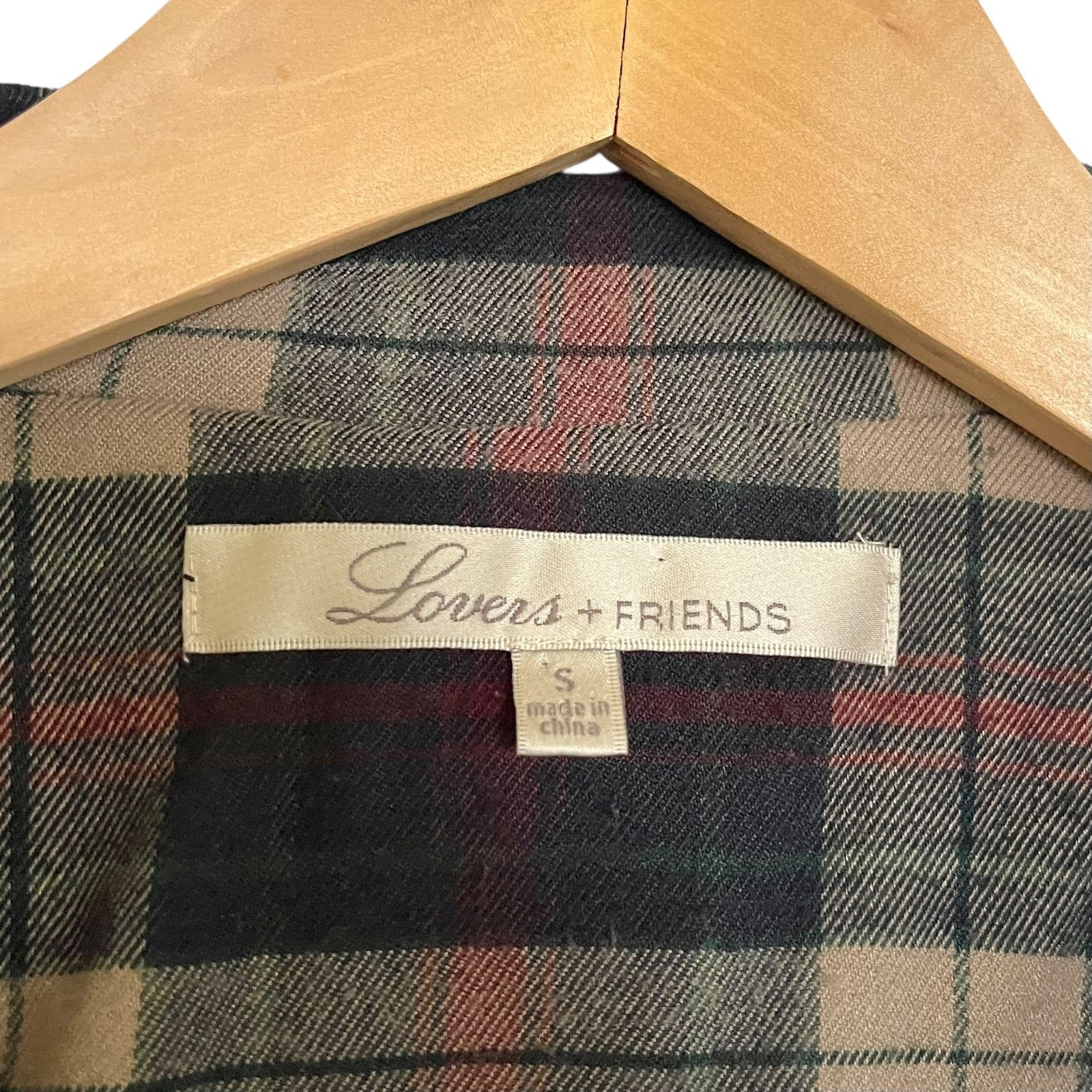 Other Lovers + Friends Days Like These Plaid Tartan Open Jacket Size S / US 4 / IT 40 - 3 Thumbnail