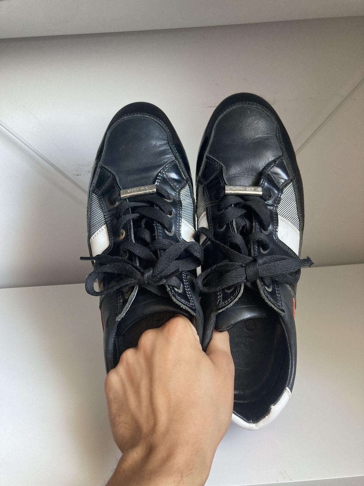Dior SS2008 Dior Homme B66 leather sneakers Size US 7 / EU 40 - 7 Thumbnail