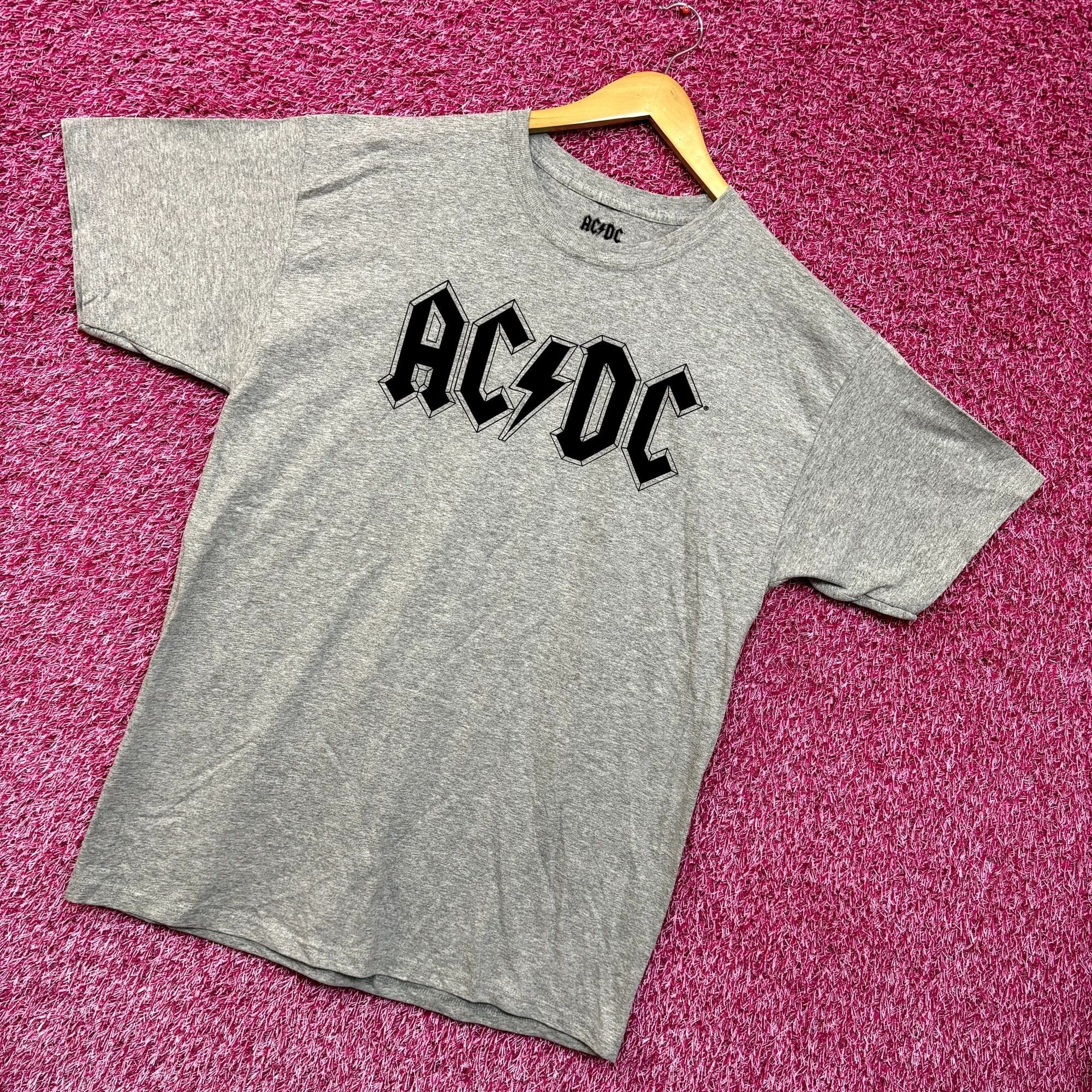 AC/DC AC/DC Lighting Bolt Spell-Out Heavy Metal Tee L Size US L / EU 52-54 / 3 - 3 Thumbnail