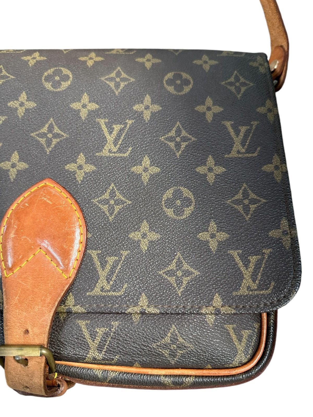 Louis Vuitton × Vintage VINTAGE LOUIS VUITTON CARTOUCHIERE MONOGRAM SHOULDER BAG Size ONE SIZE - 8 Thumbnail