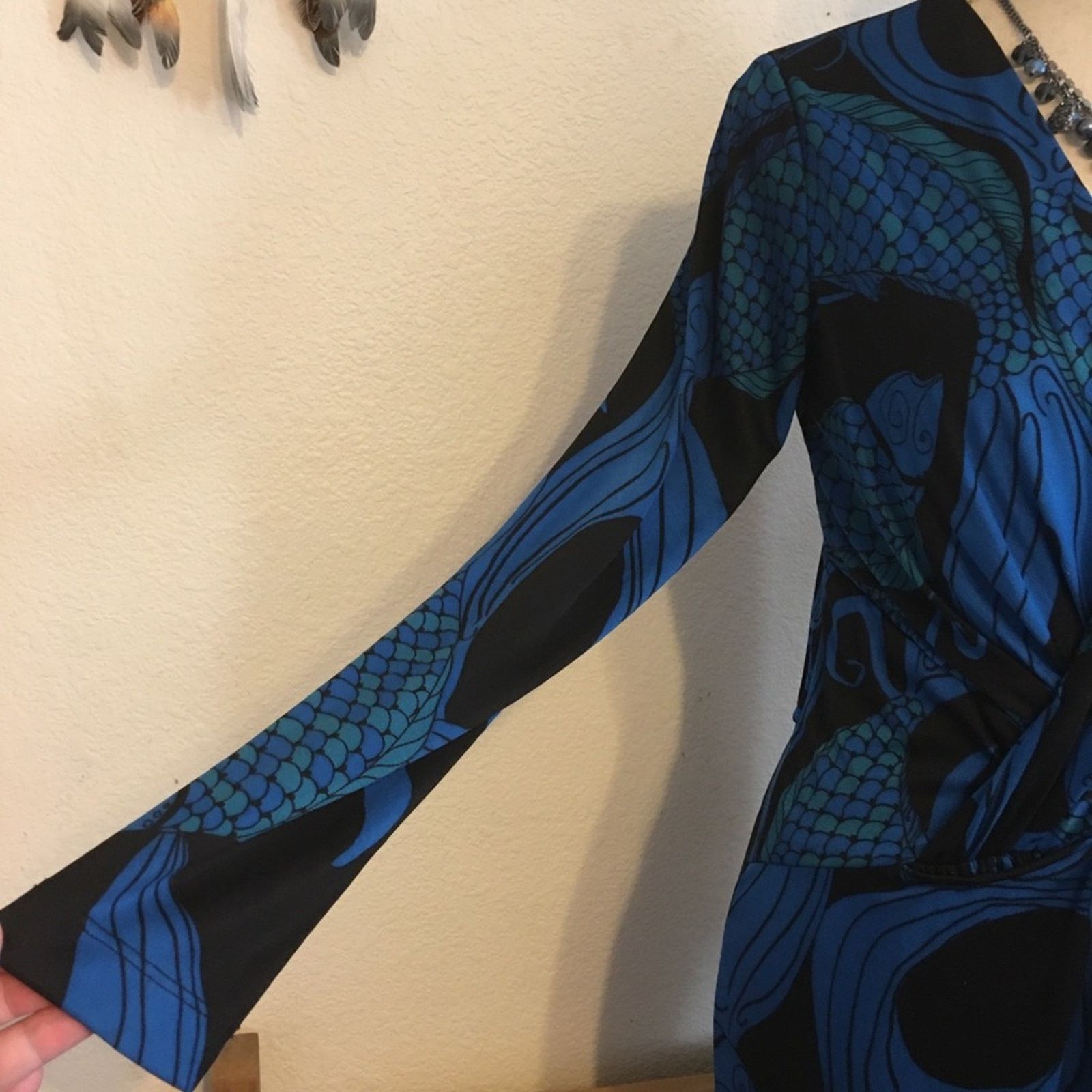 Mara Hoffman Mara Hoffman 100% silk wrap front style dress Size S / US 4 / IT 40 - 2 Thumbnail