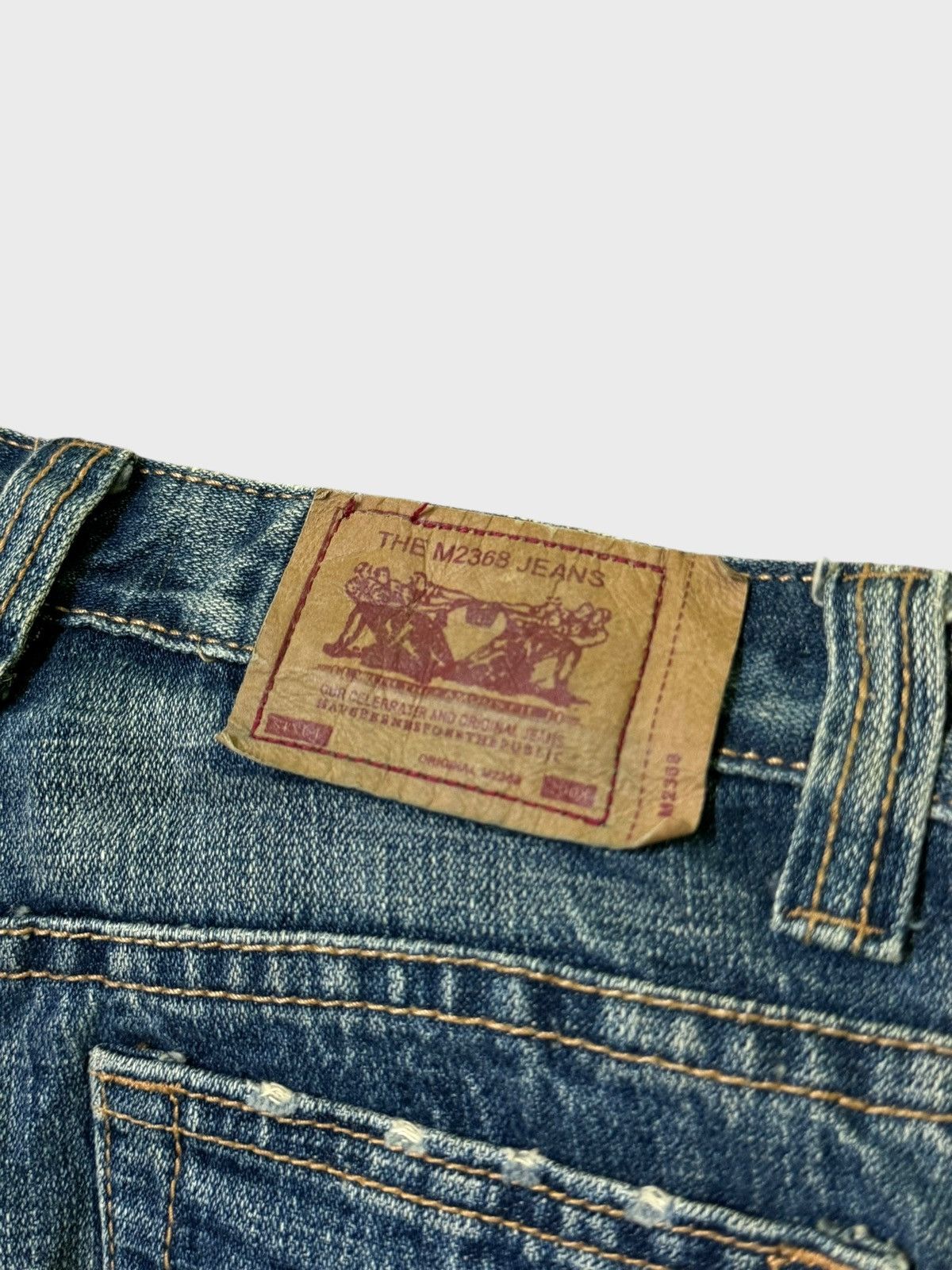 Hysteric Glamour Distressed Anap Low Raise Claw Mark Junya Watanabe Denim Size US 28 / EU 44 - 14 Thumbnail