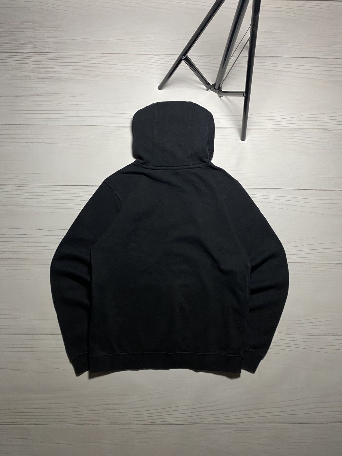 Nike × Vintage Vintage Nike Embroidered swoosh box fit faded y2k hoodie Size US S / EU 44-46 / 1 - 2 Thumbnail