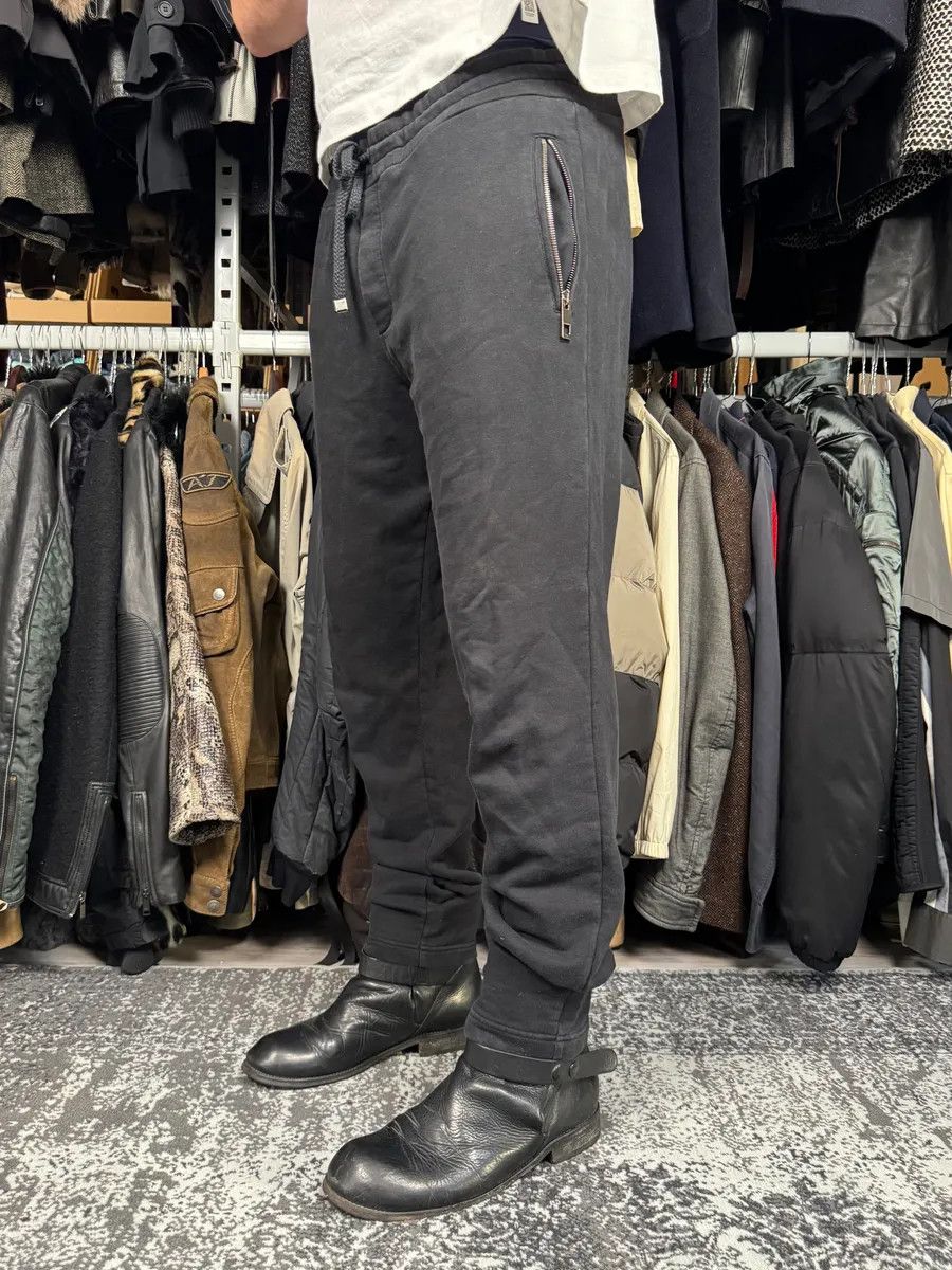 Dolce & Gabbana 2010s Dolce & Gabbana Black Zip Jogger Pants Size US 34 / EU 50 - 3 Thumbnail