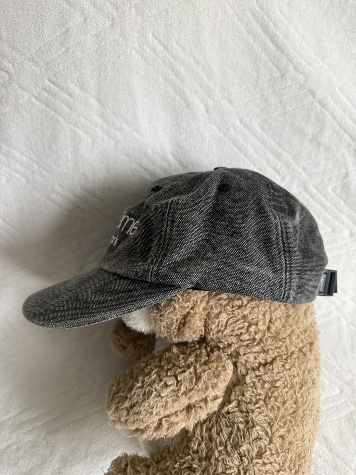 Supreme Supreme Hat 2-Tone Canvas 6-Panel 'Black' F/W 2020 OS Size ONE SIZE - 3 Thumbnail