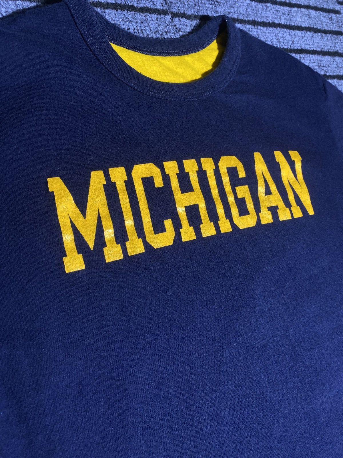 Champion 70s vintage champion michigan reversible tee Size US M / EU 48-50 / 2 - 2 Thumbnail