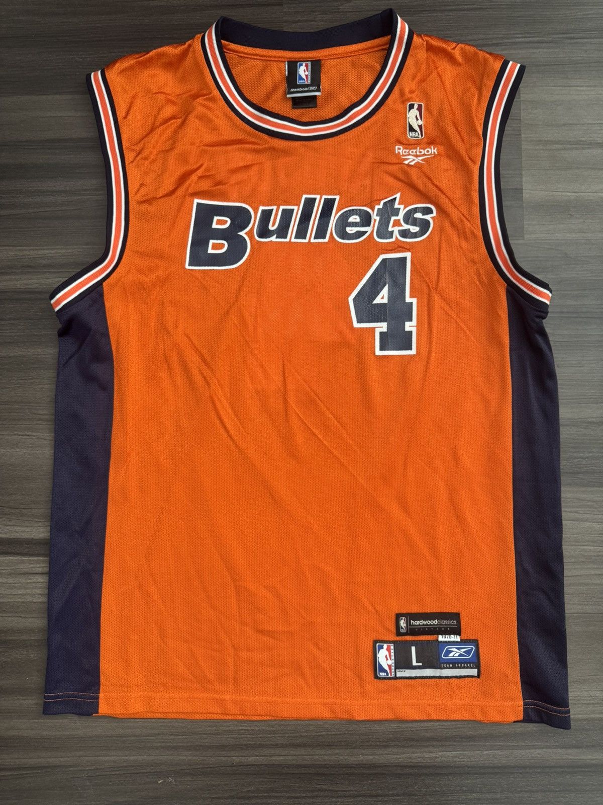 Reebok Vintage Washington Bullets Antawn Jamison #4 NBA HWC Jersey Size US L / EU 52-54 / 3 - 1 Thumbnail