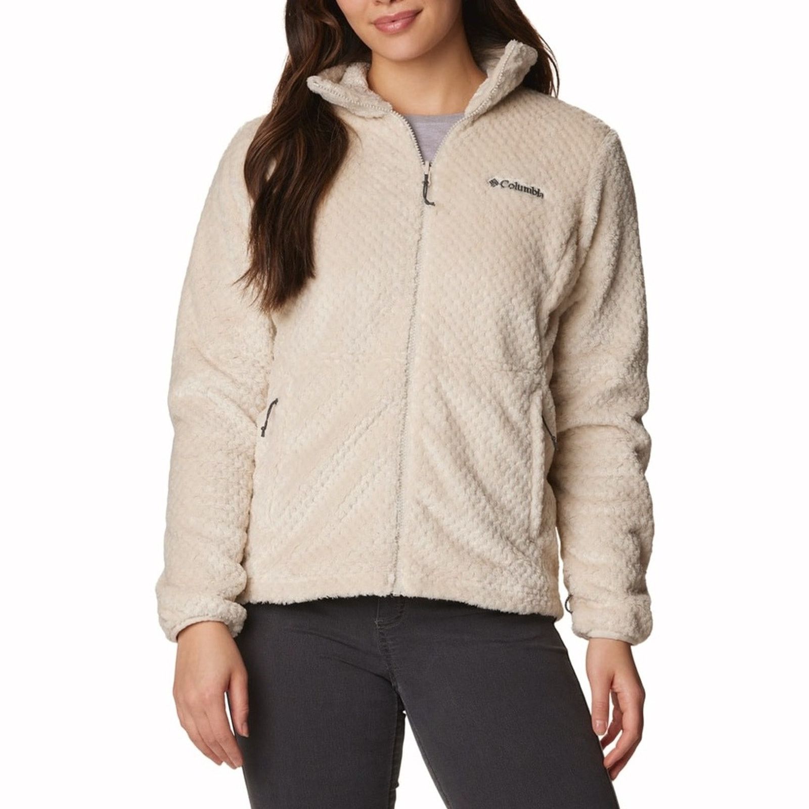 Columbia Columbia Sherpa Full Zip Textured Fleece Jacket Womens Small Size S / US 4 / IT 40 - 1 Thumbnail