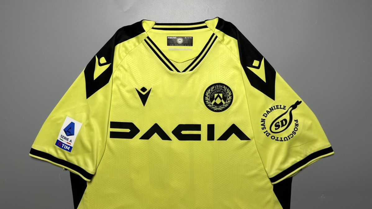Macron UDINESE MACRON 2022/2023 FOOTBALL AWAY JERSEY #10 DEULOFEU Size US XL / EU 56 / 4 - 3 Thumbnail