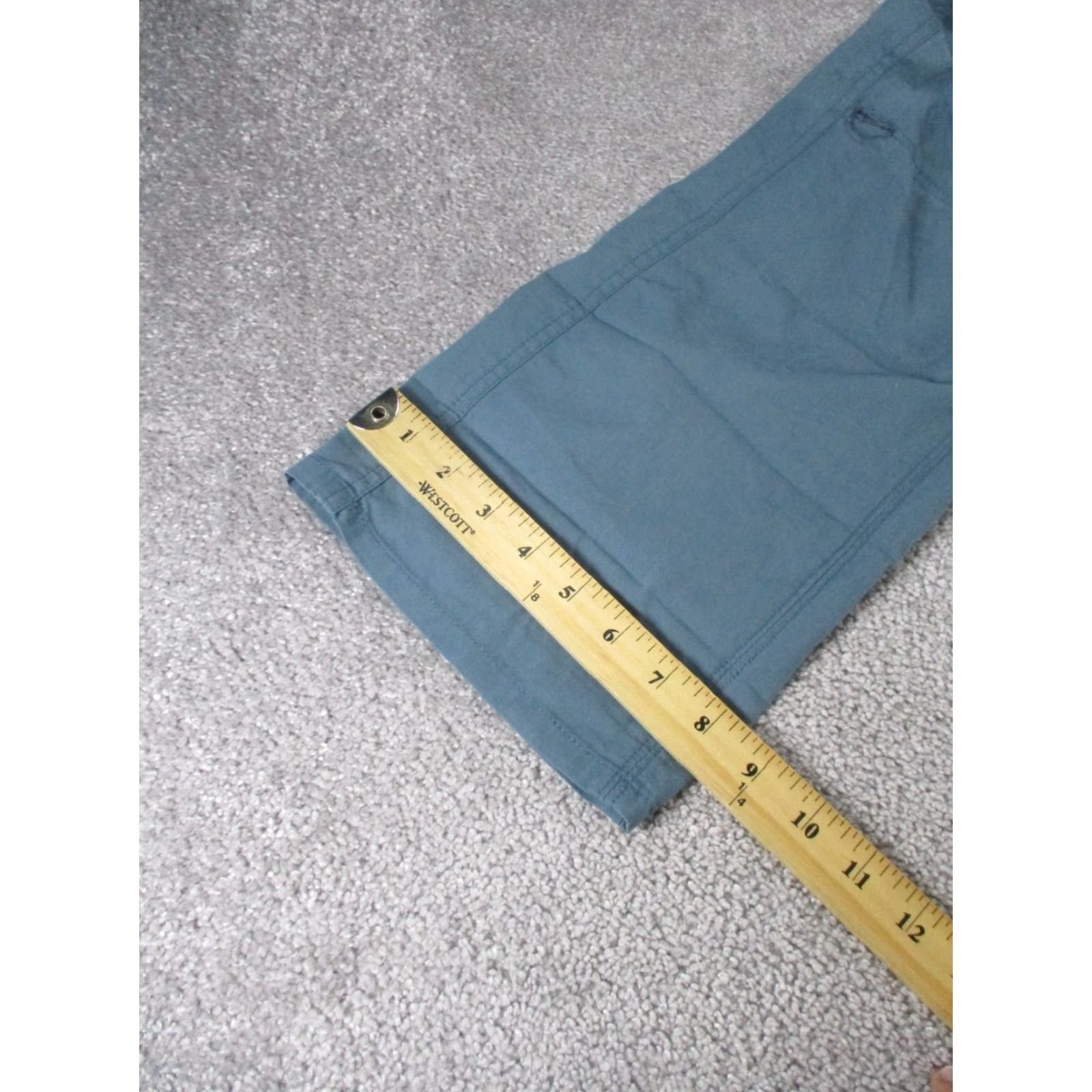 Vintage VINTAGE Kuhl Women's Pants Size 10 Petite Chino Cotton Nylon Spandex Blue Straight 90s Girls Size 32" / US 10 / IT 46 - 7 Thumbnail