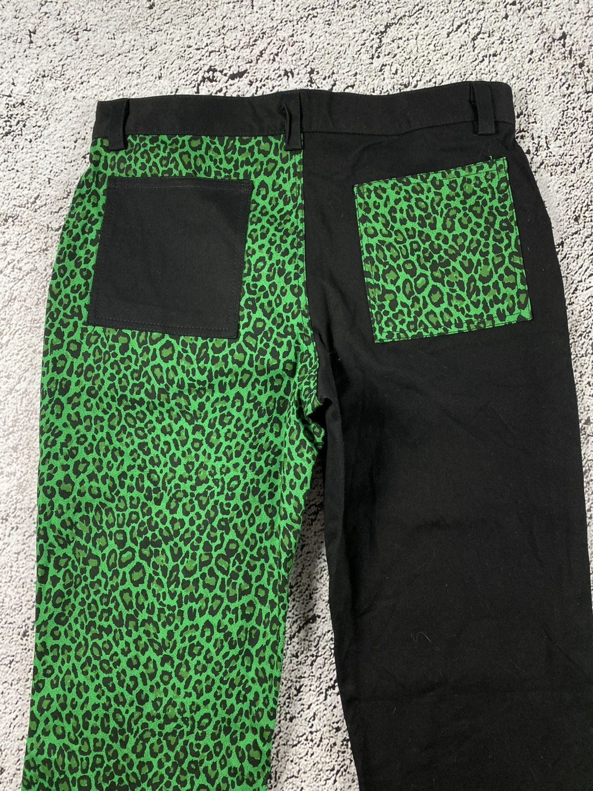 Vintage Vintage Y2K Japanese leopard faded denim jeans streetwear Size 32" / US 10 / IT 46 - 5 Thumbnail