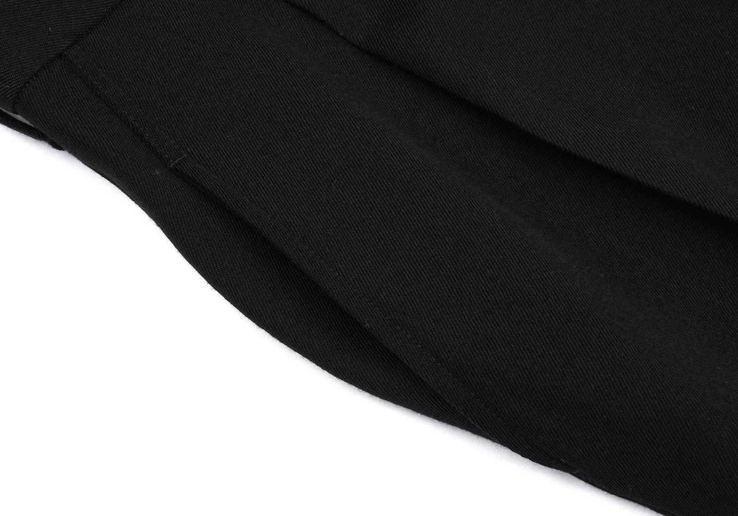 Yohji Yamamoto Yohji Yamamoto Wool Tuck Straight Pants Black size 3 Size US 34 / EU 50 - 6 Thumbnail