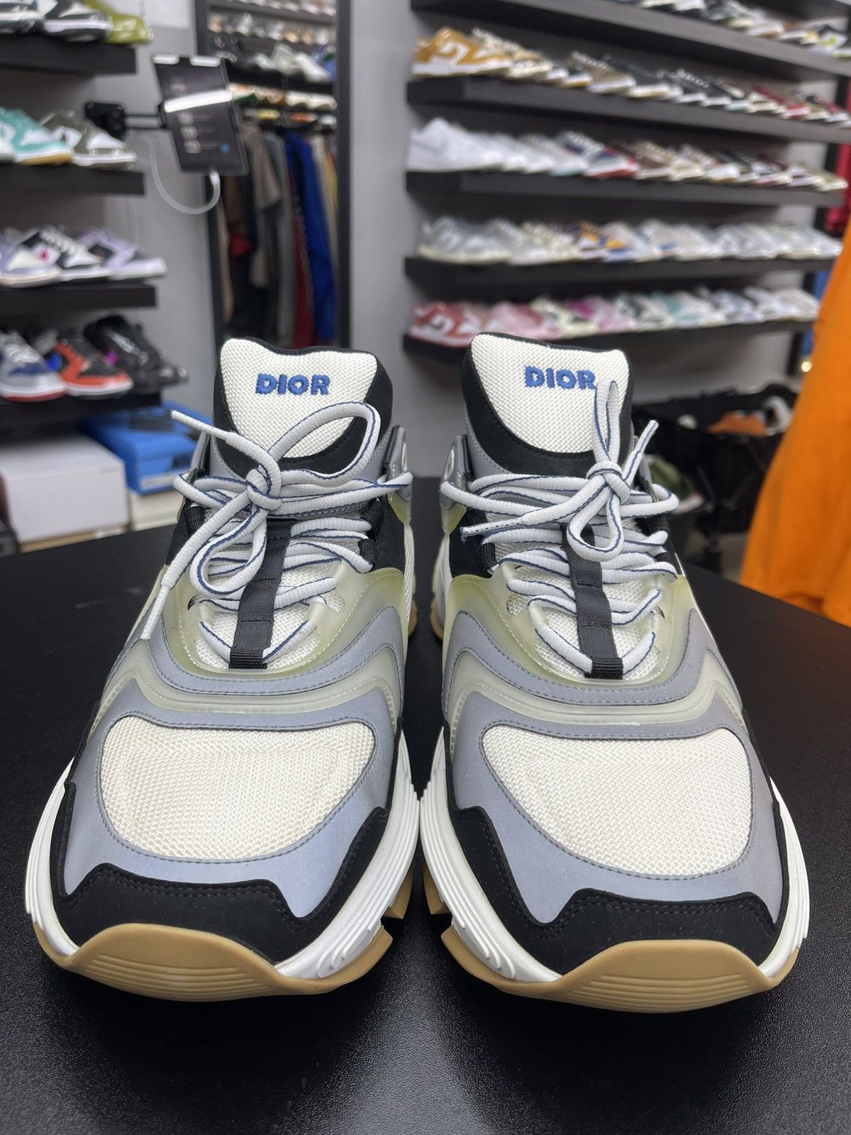 Dior Size 14US/47EU - Dior CD1 Black & Grey Retail 1,100 Size US 14 / EU 47 - 2 Thumbnail
